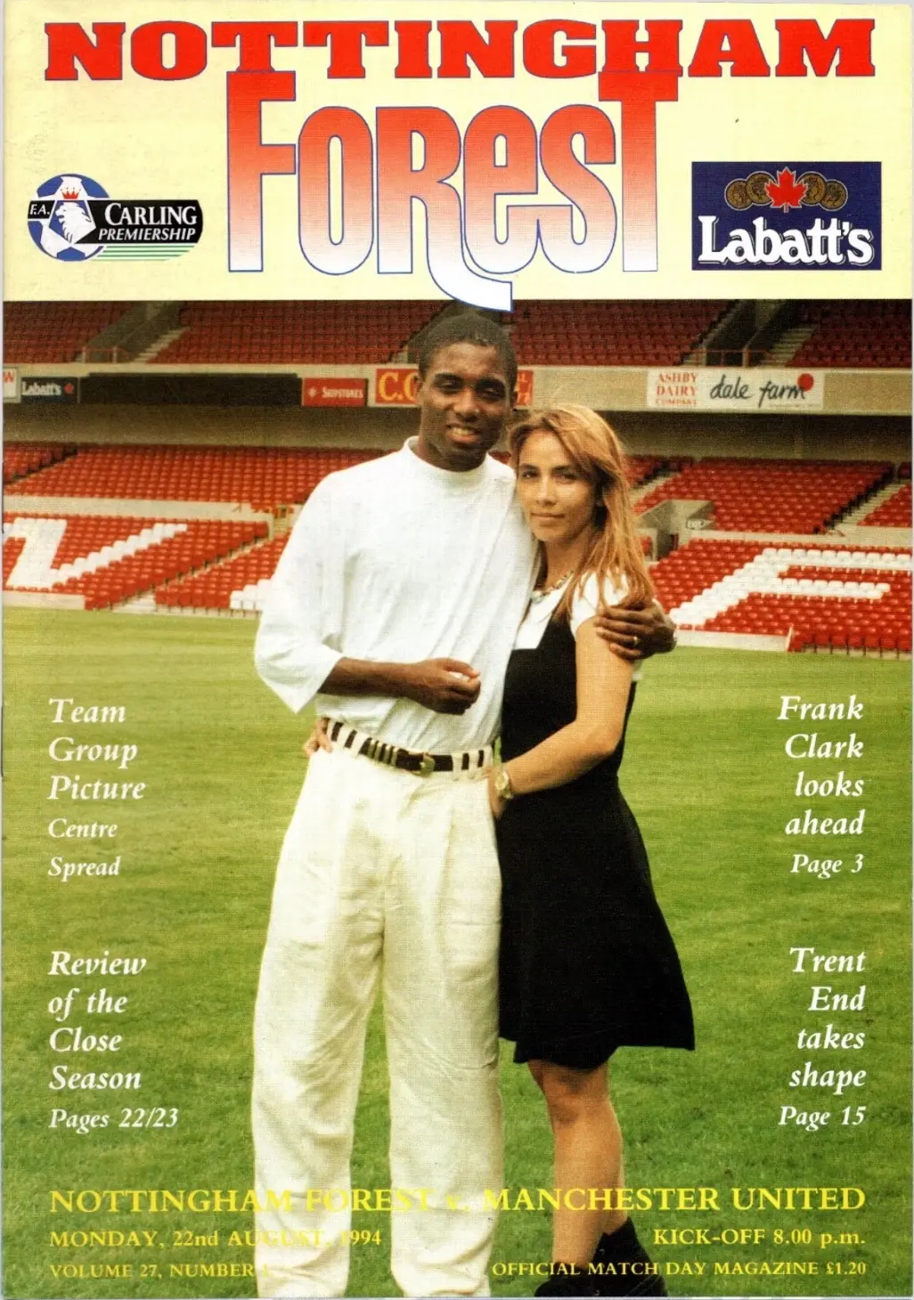 Nottingham Forest vs. Manchester United (August 22, 1994)