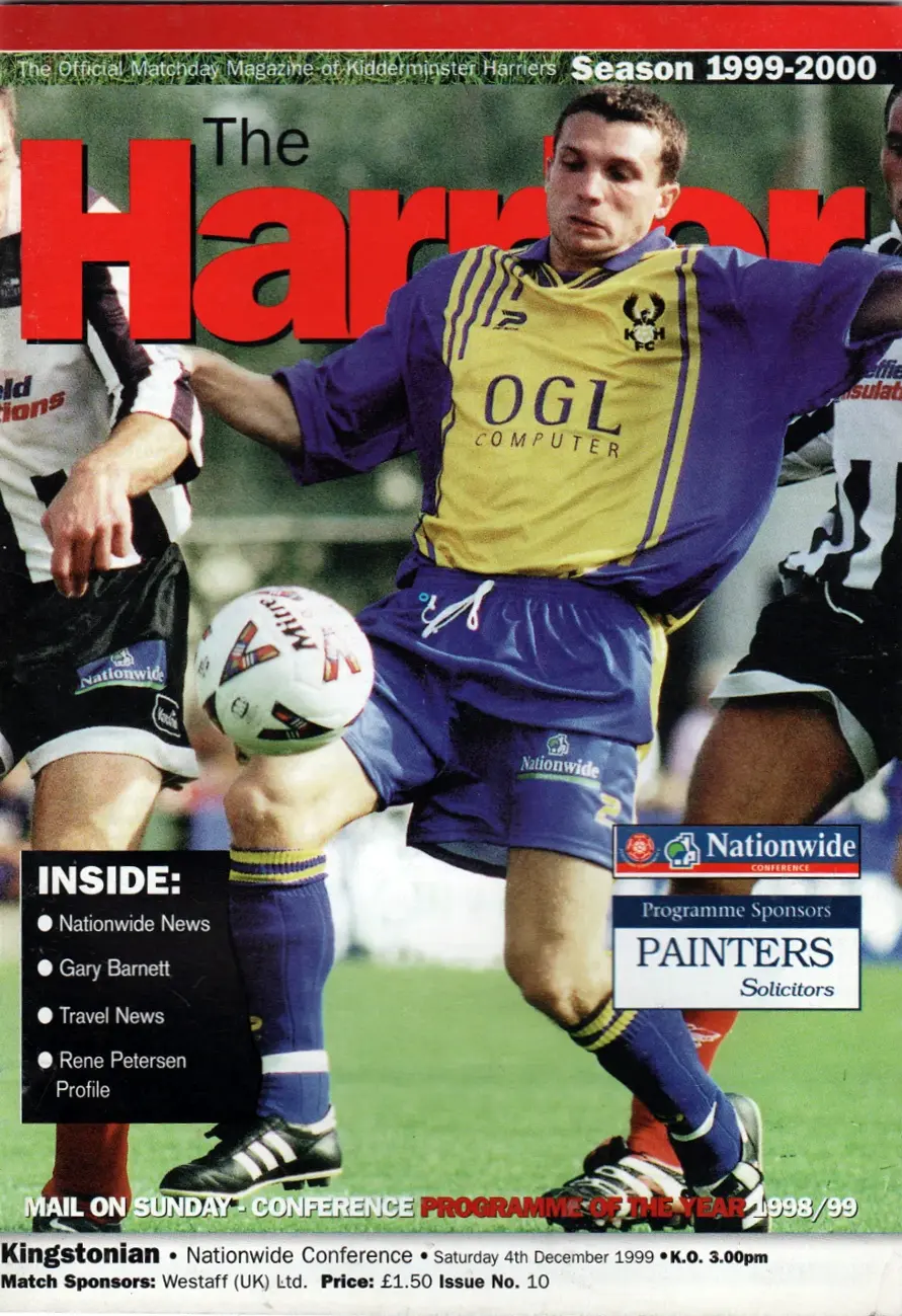 Kidderminster Harriers vs. Kingstonian (December 4, 1999)