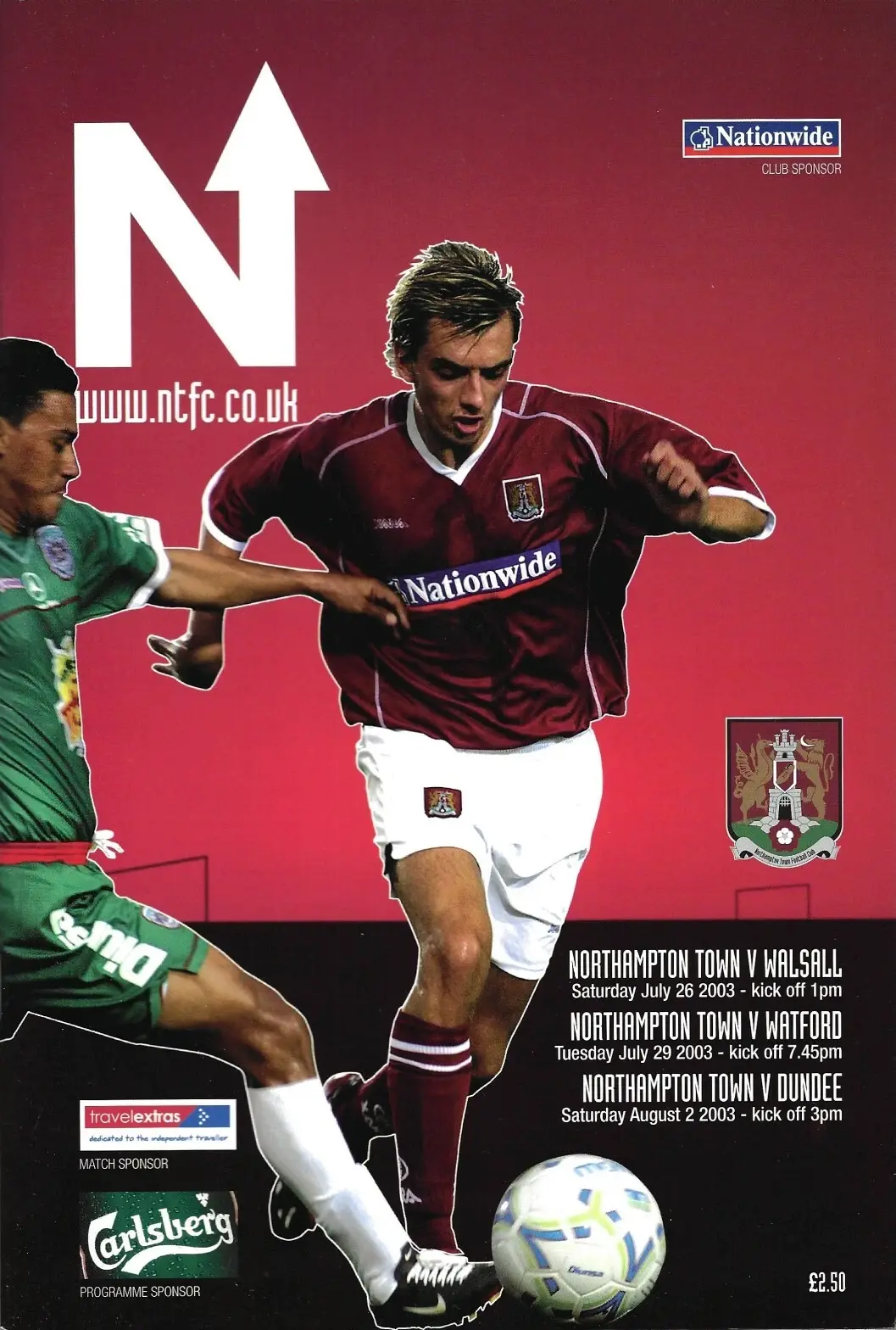 Northampton Town vs. Dundee (August 2, 2003)