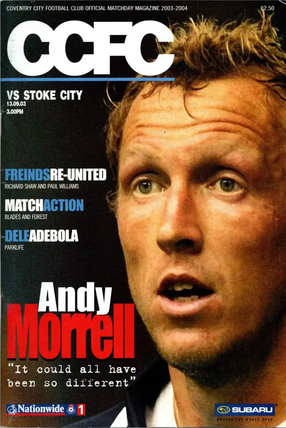 Coventry City vs. Stoke City (September 13, 2003)