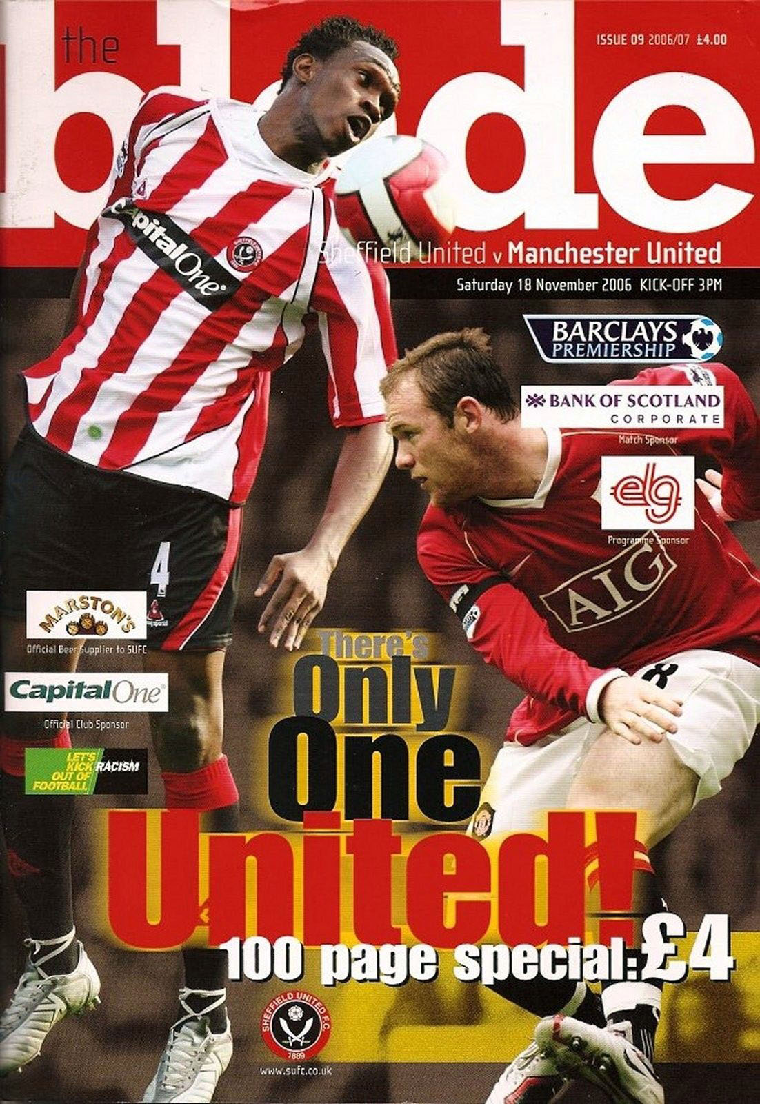 Sheffield United vs. Manchester United (November 18, 2006)