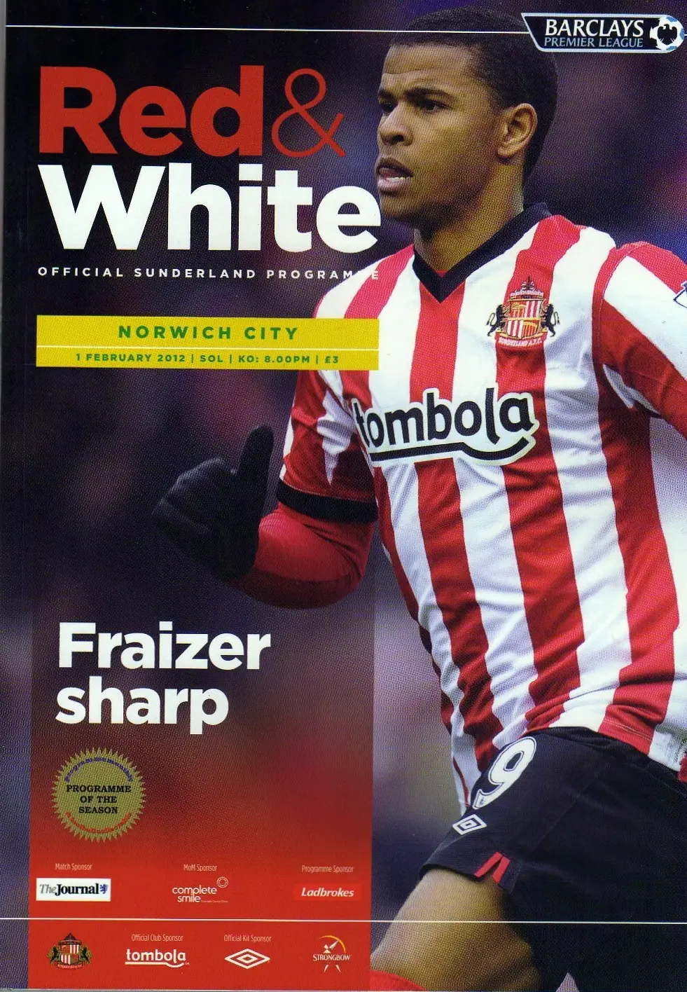 Sunderland vs. Norwich City (February 1, 2012)