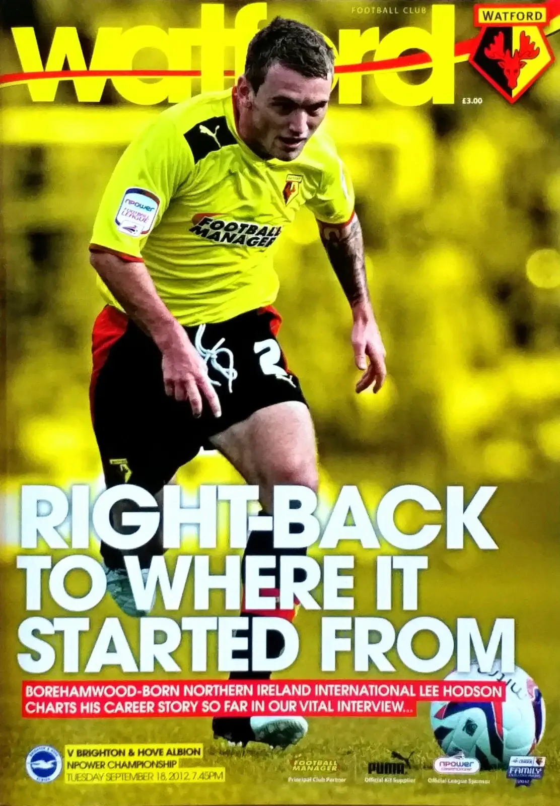 Watford vs. Brighton & Hove Albion (September 18, 2012)