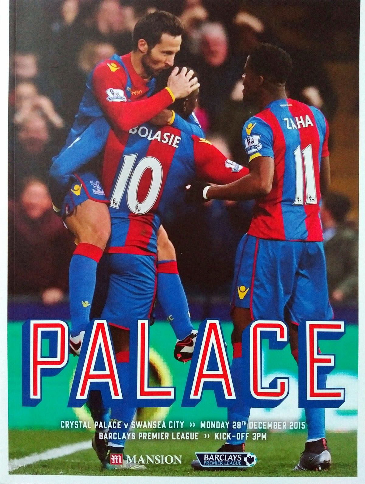 Crystal Palace vs. Swansea City (December 28, 2015)