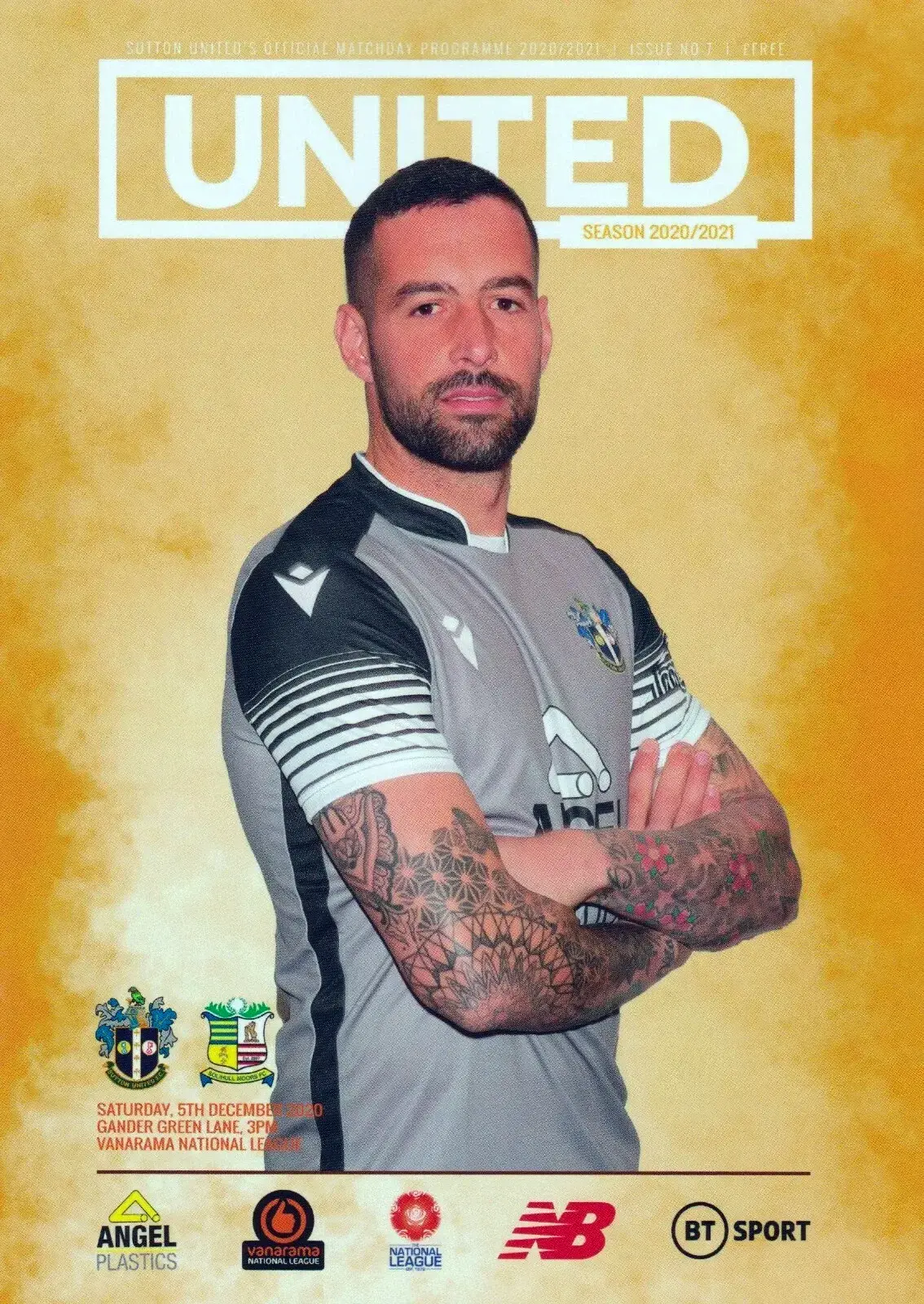 Sutton United vs. Solihull Moors (December 5, 2020)
