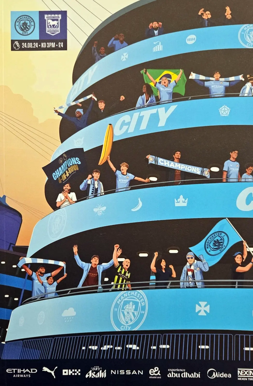 Manchester City vs. Ipswich Town (August 24, 2024)