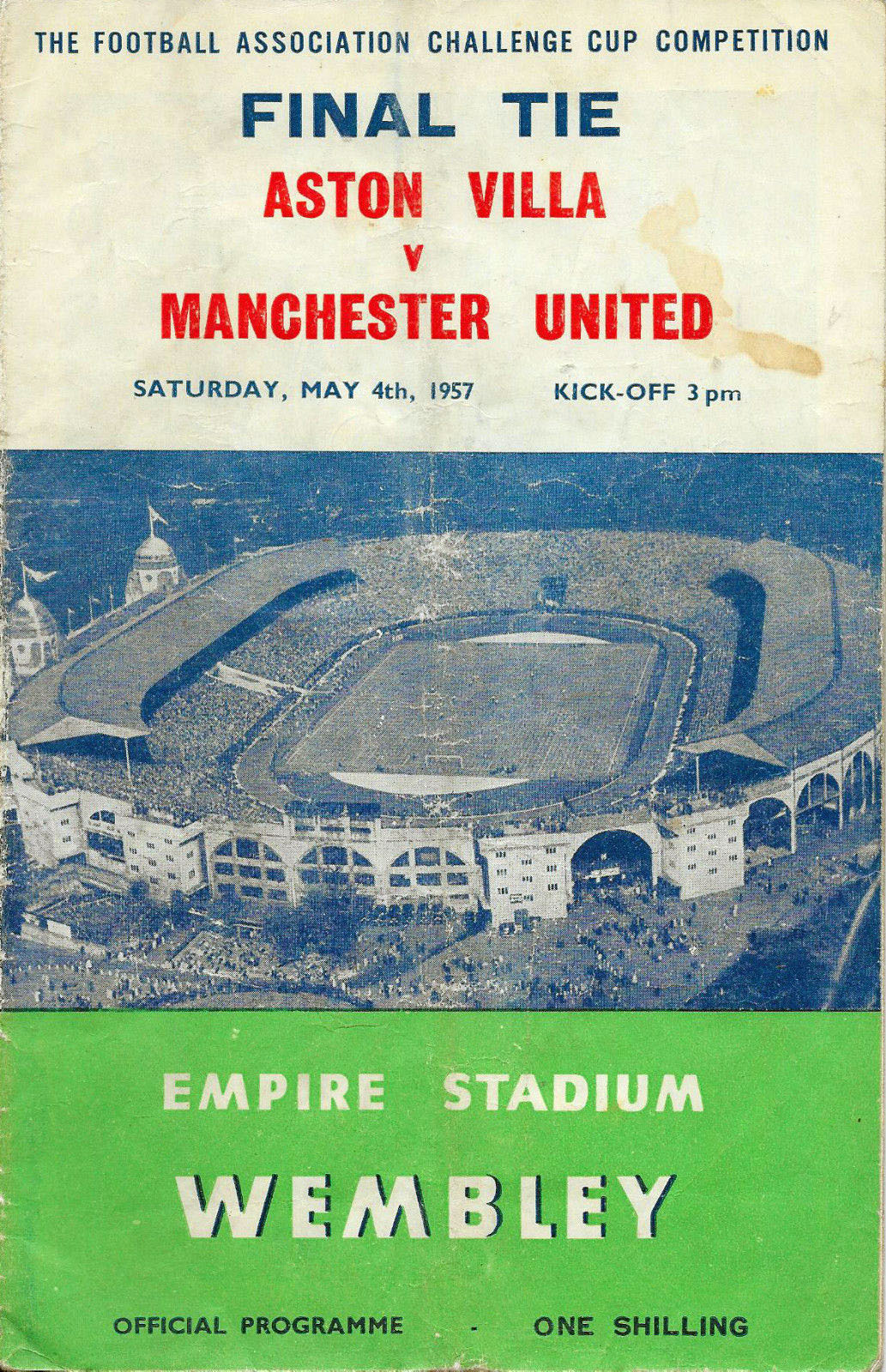 Aston Villa vs. Manchester United (May 4, 1957)