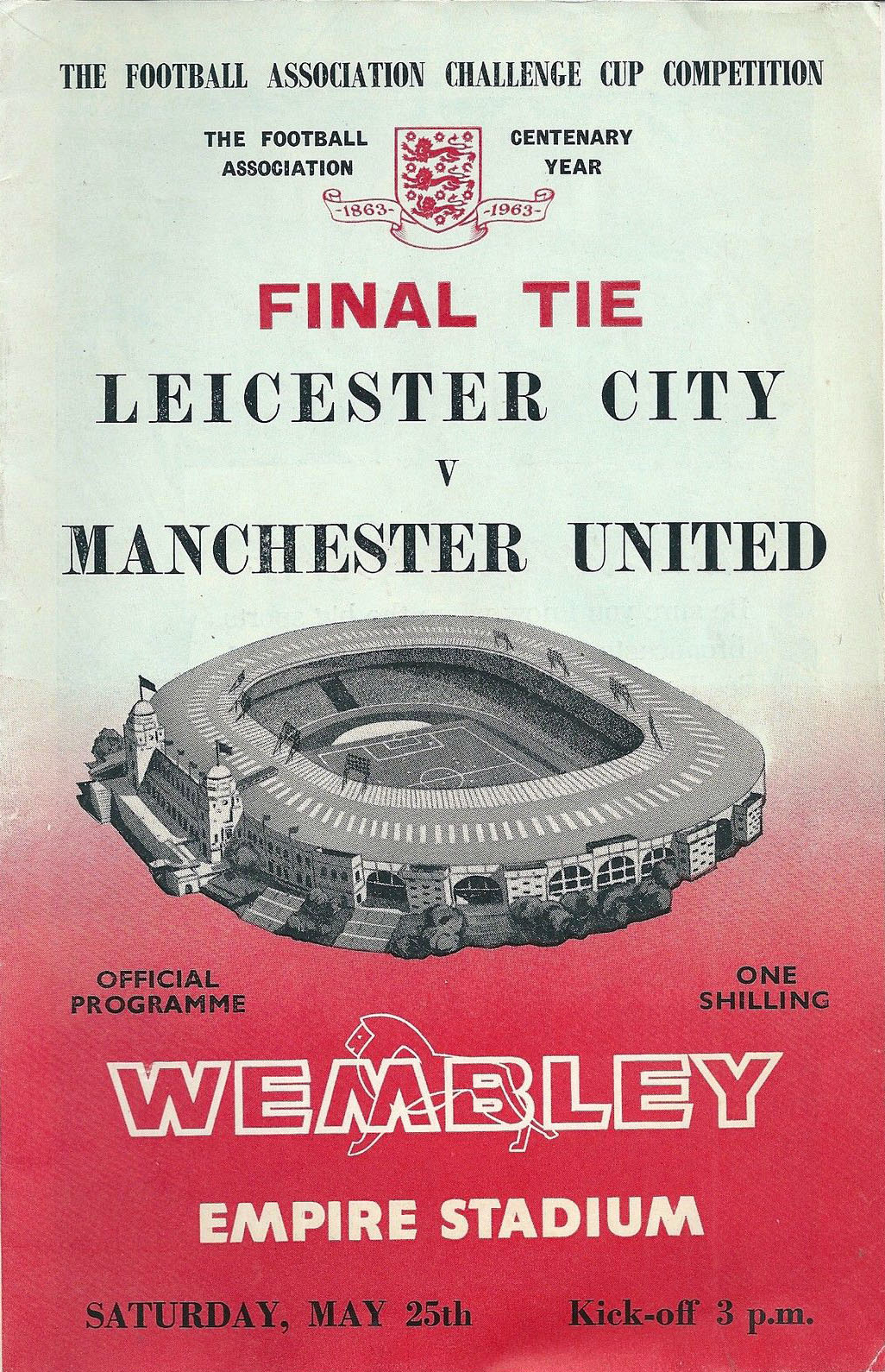 Leicester City vs. Manchester United (May 25, 1963)