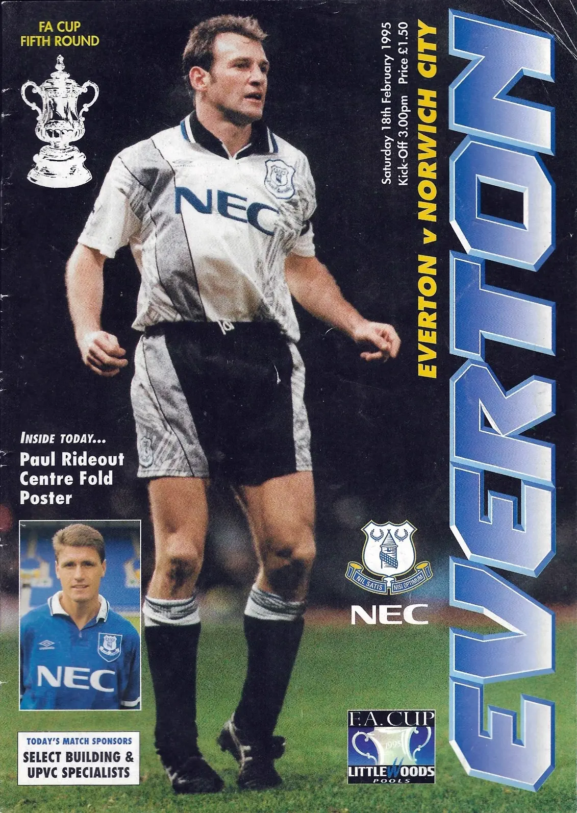Everton vs. Norwich City (February 18, 1995)
