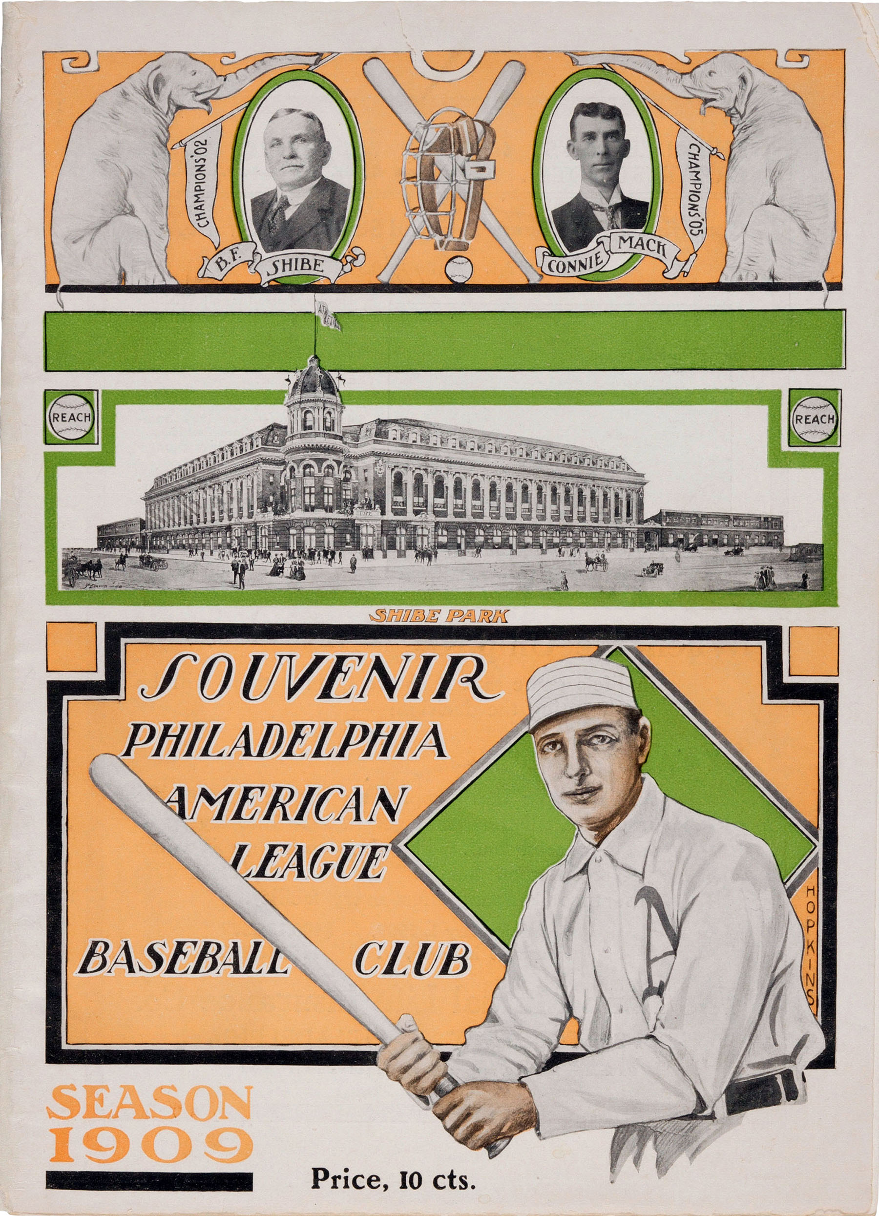 1909 Philadelphia Athletics program