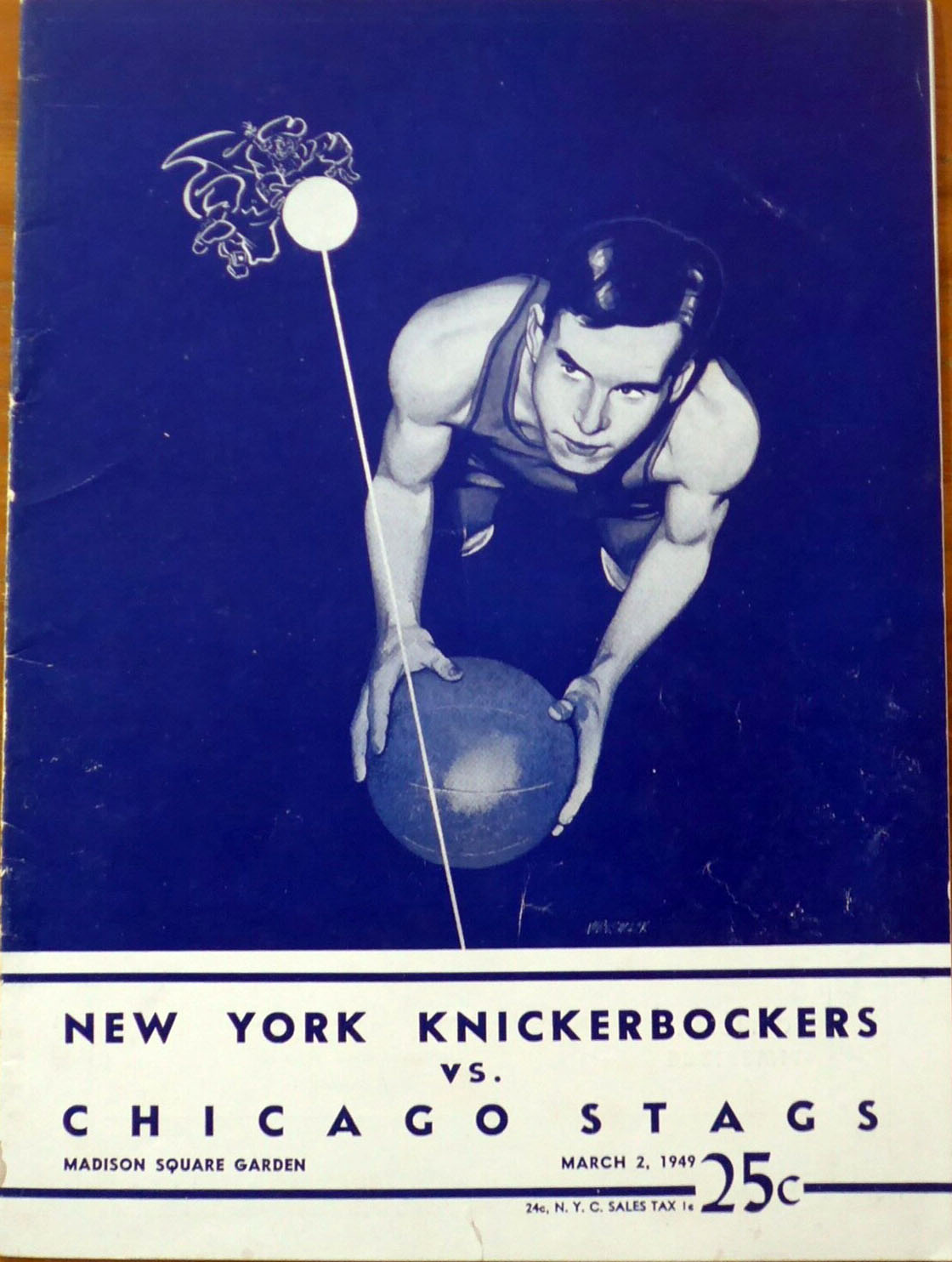 1948-49 New York Knicks program
