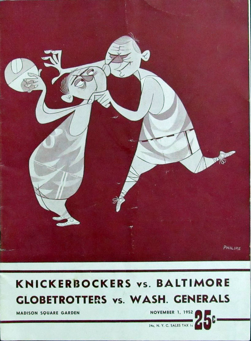 1952-53 New York Knicks program