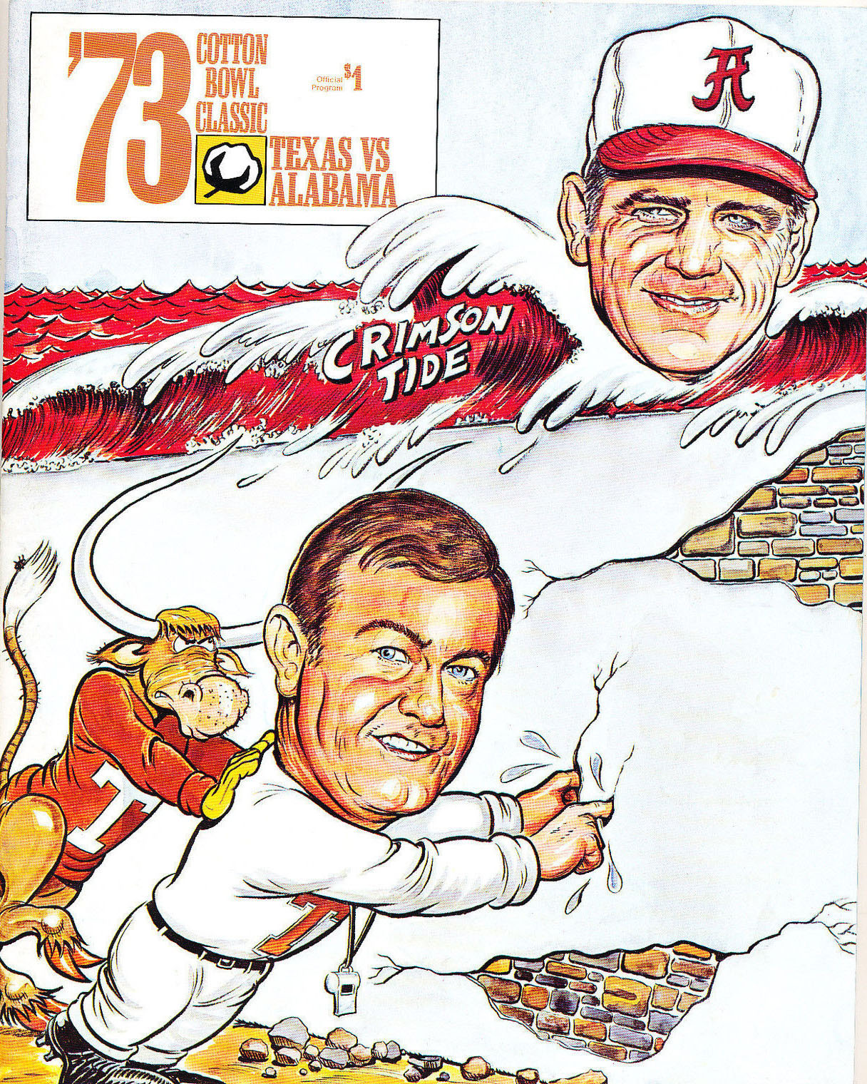1973 Cotton Bowl Classic program