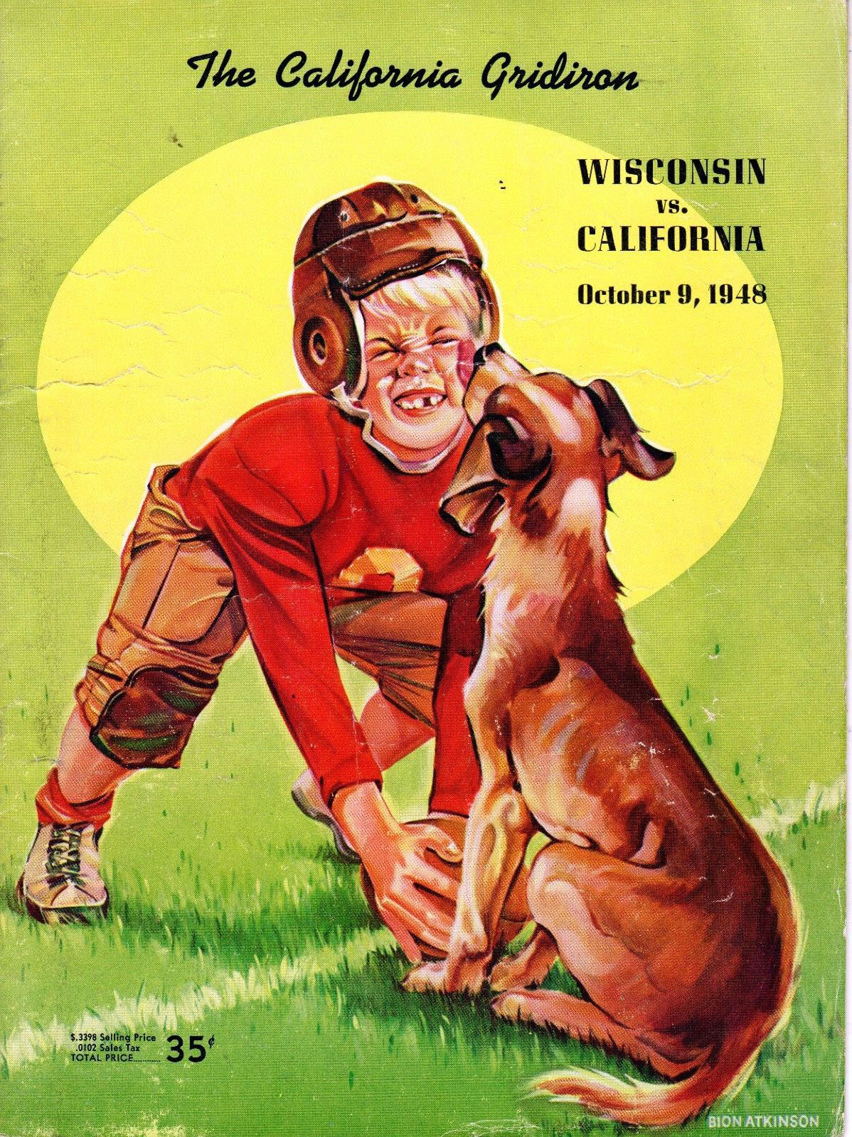 California Golden Bears vs. Wisconsin Badgers (October 9, 1948)