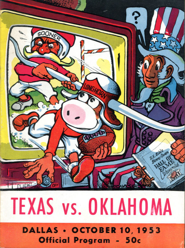 Texas Longhorns vs. Oklahoma Sooners (October 10, 1953)