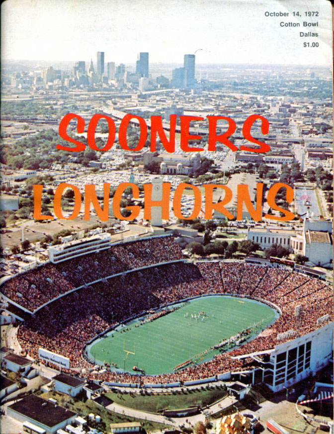 Texas Longhorns vs. Oklahoma Sooners (October 14, 1972)