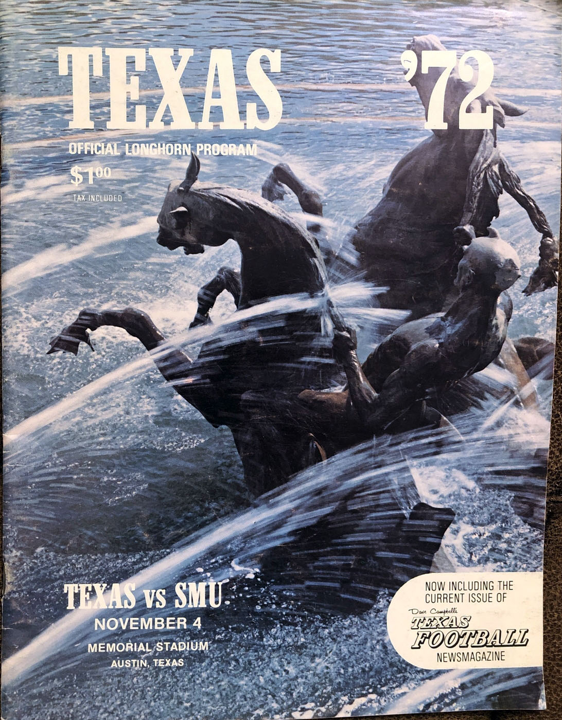 Texas Longhorns vs. SMU Mustangs (November 4, 1972)