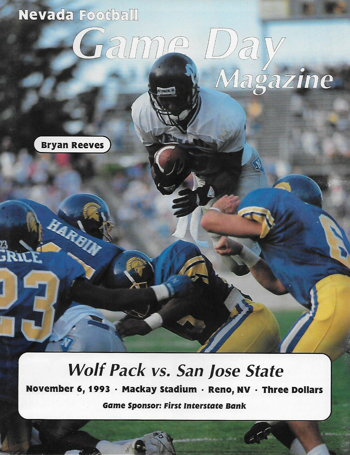 Nevada Wolf Pack vs. San Jose State Spartans (November 6, 1993)