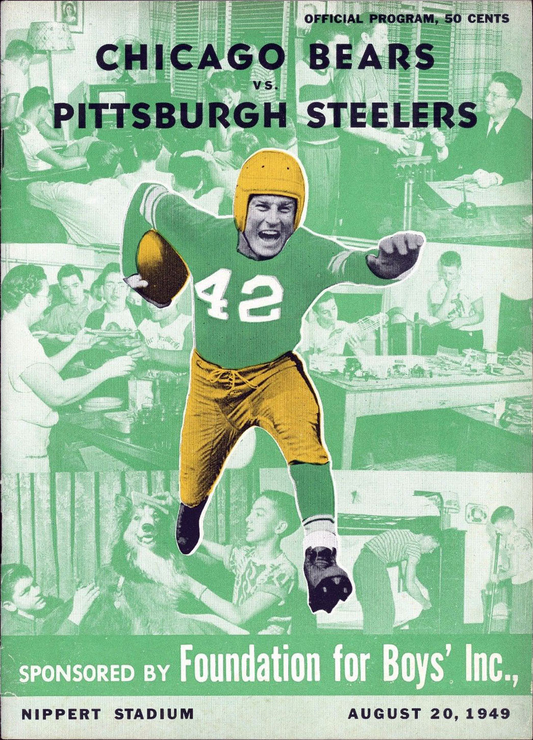 Chicago Bears vs. Pittsburgh Steelers (August 20, 1949)