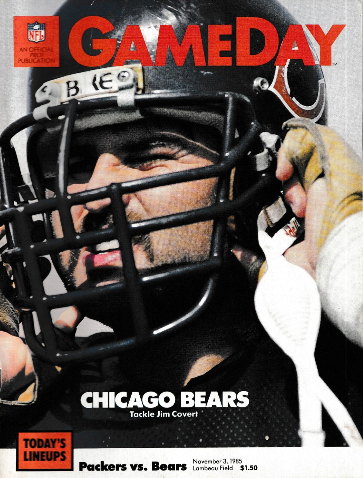 Green Bay Packers vs. Chicago Bears (November 3, 1985)