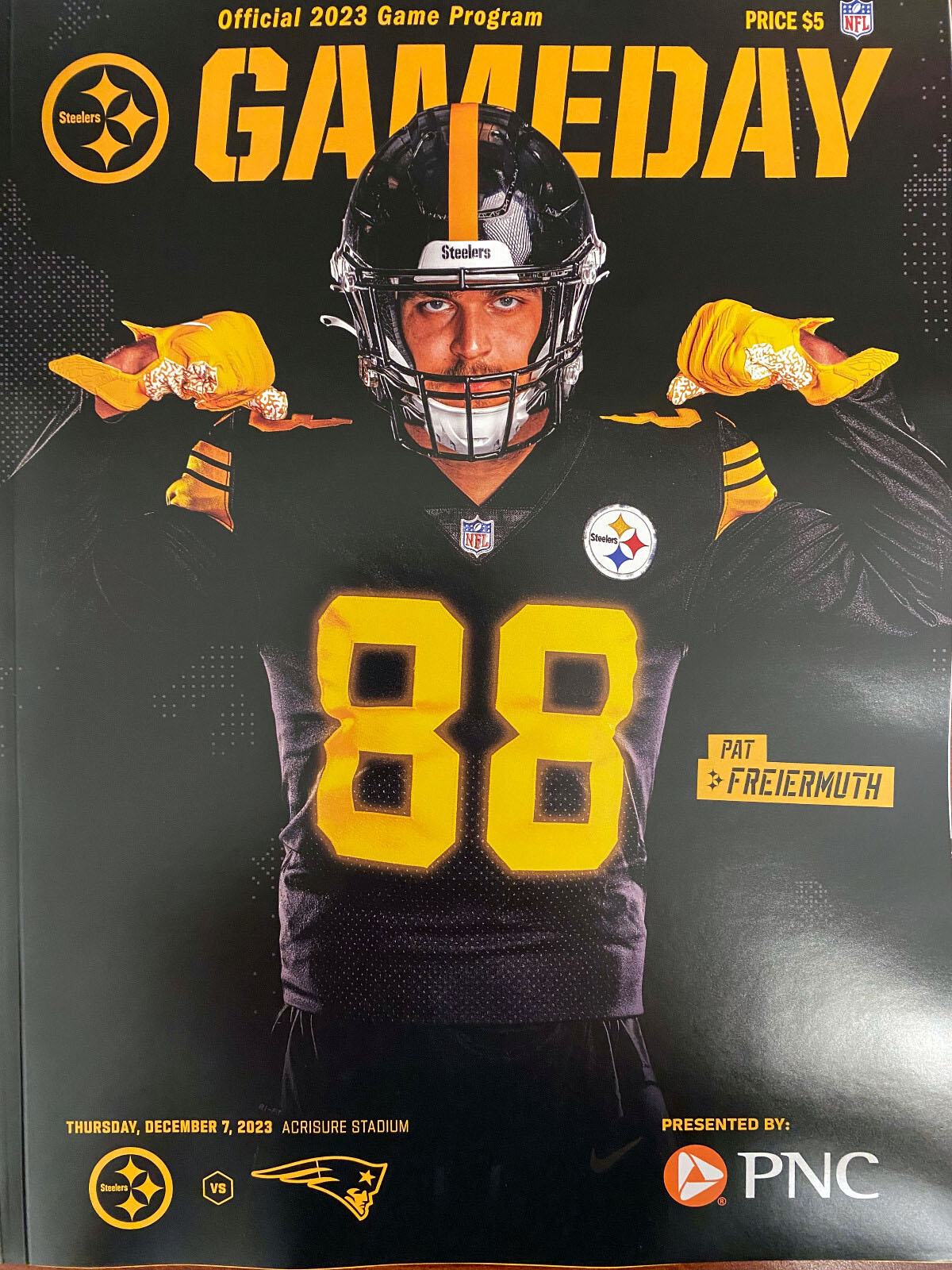 Pittsburgh Steelers vs. New England Patriots (December 7, 2023)