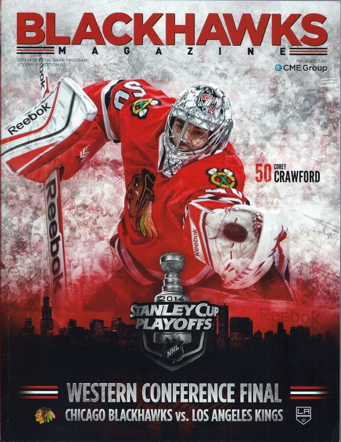 2014 Chicago Blackhawks playoff program