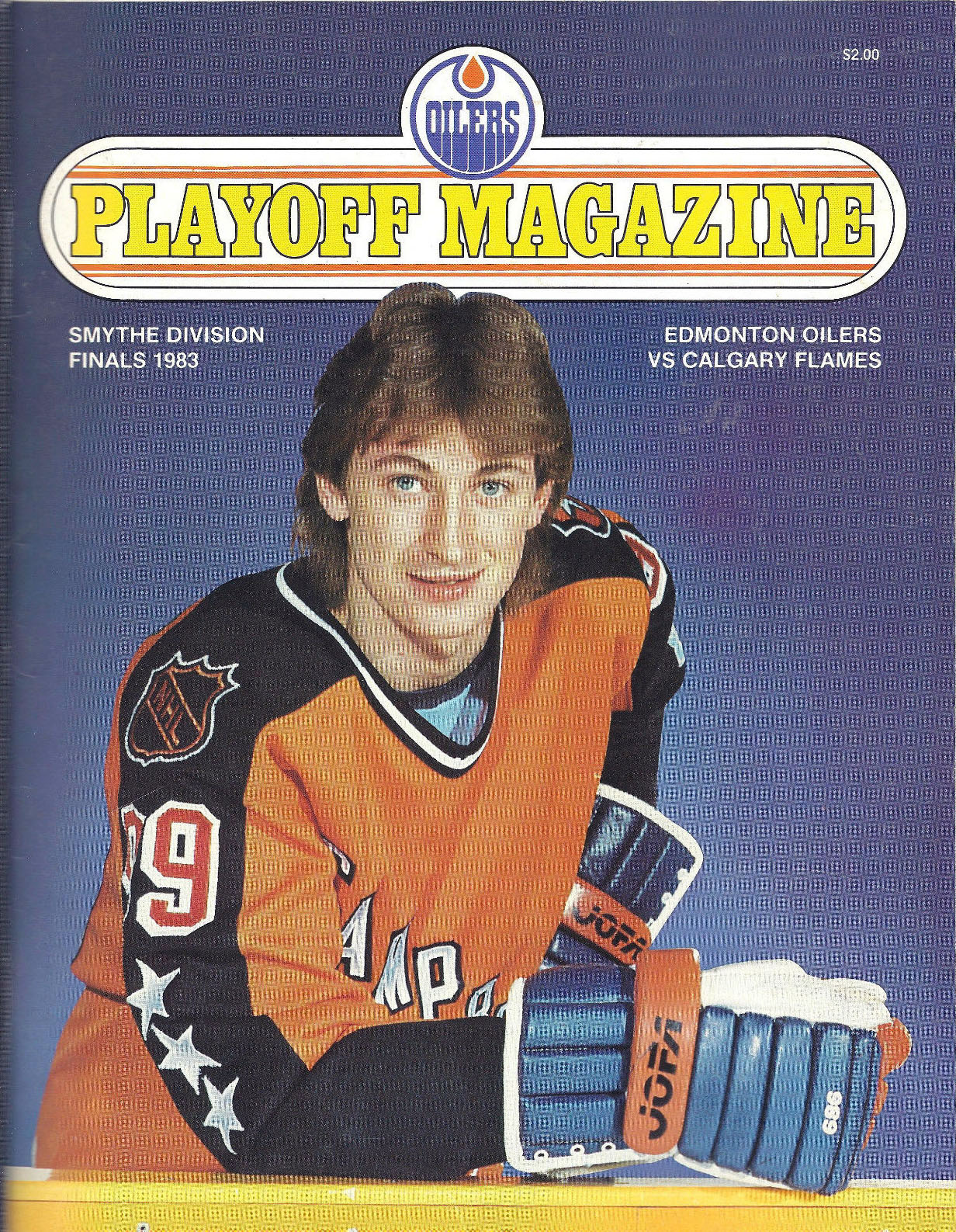 1983 Edmonton Oilers playoff program