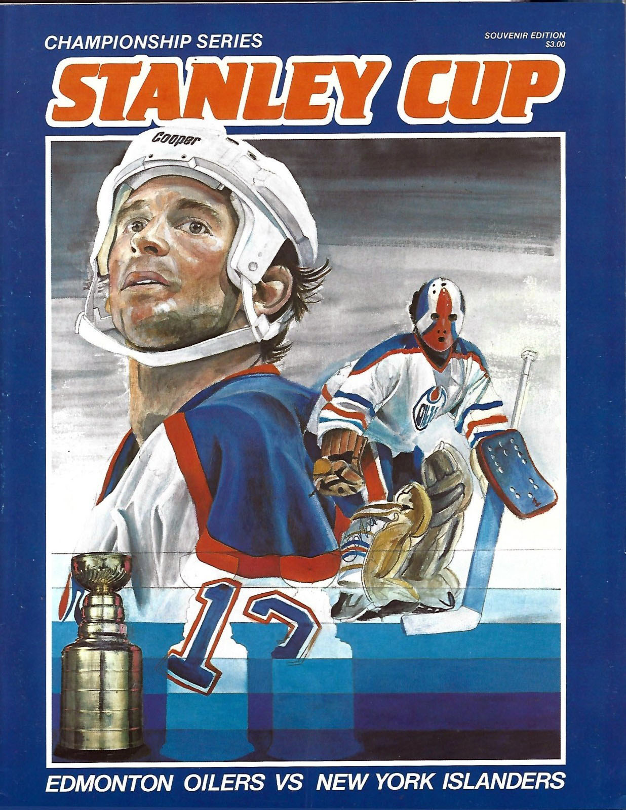 1983 Edmonton Oilers playoff program