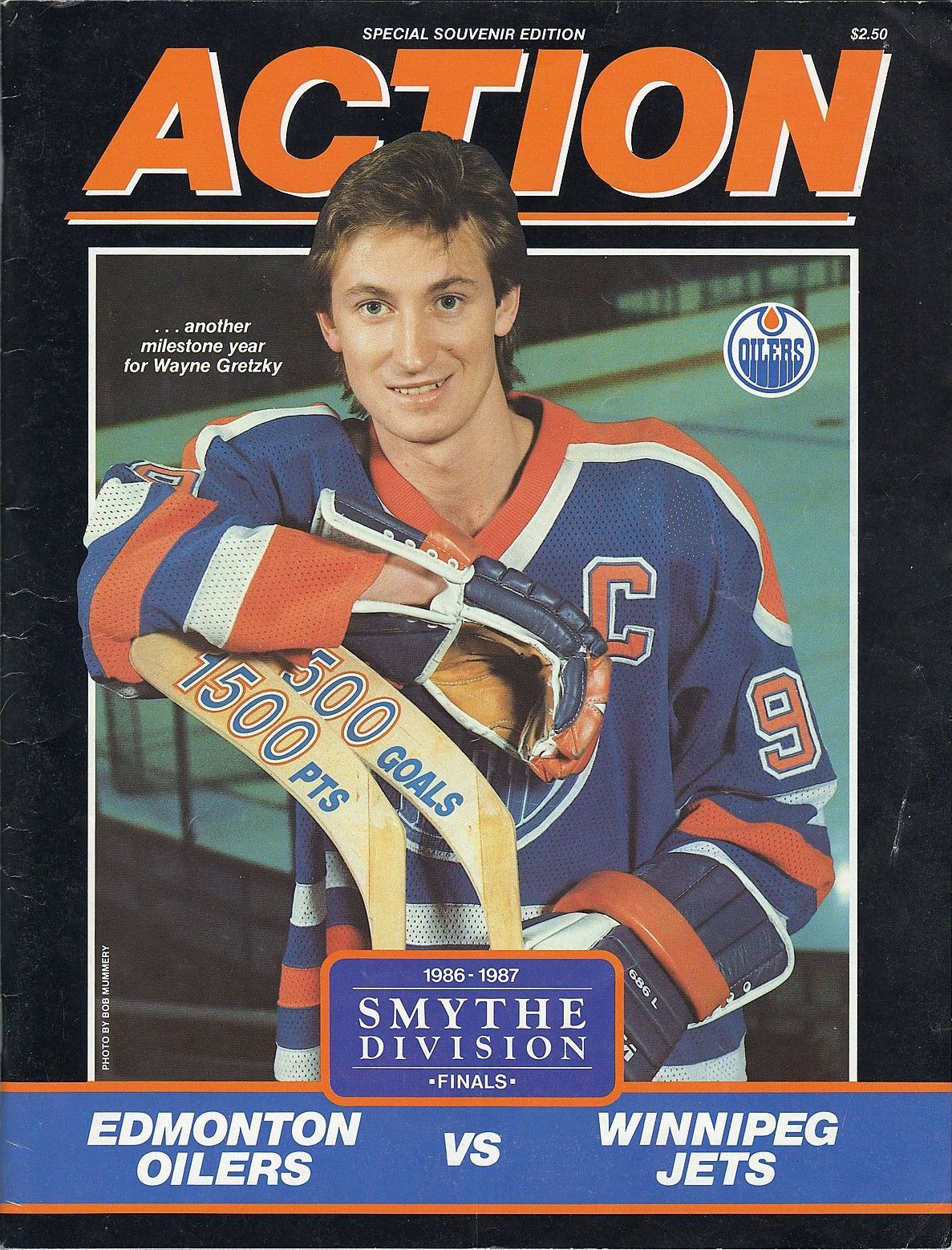1987 Edmonton Oilers playoff program