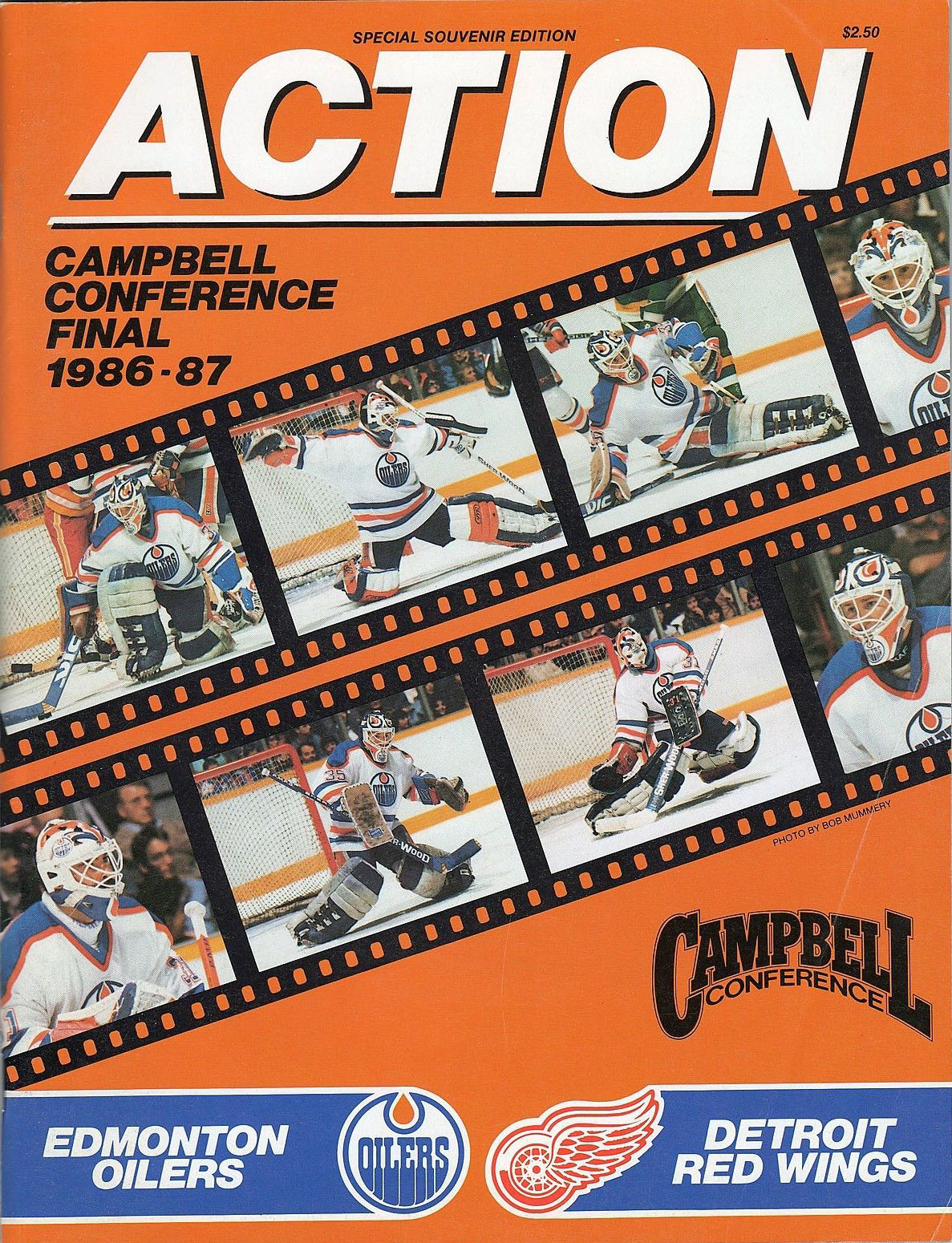 1987 Edmonton Oilers playoff program