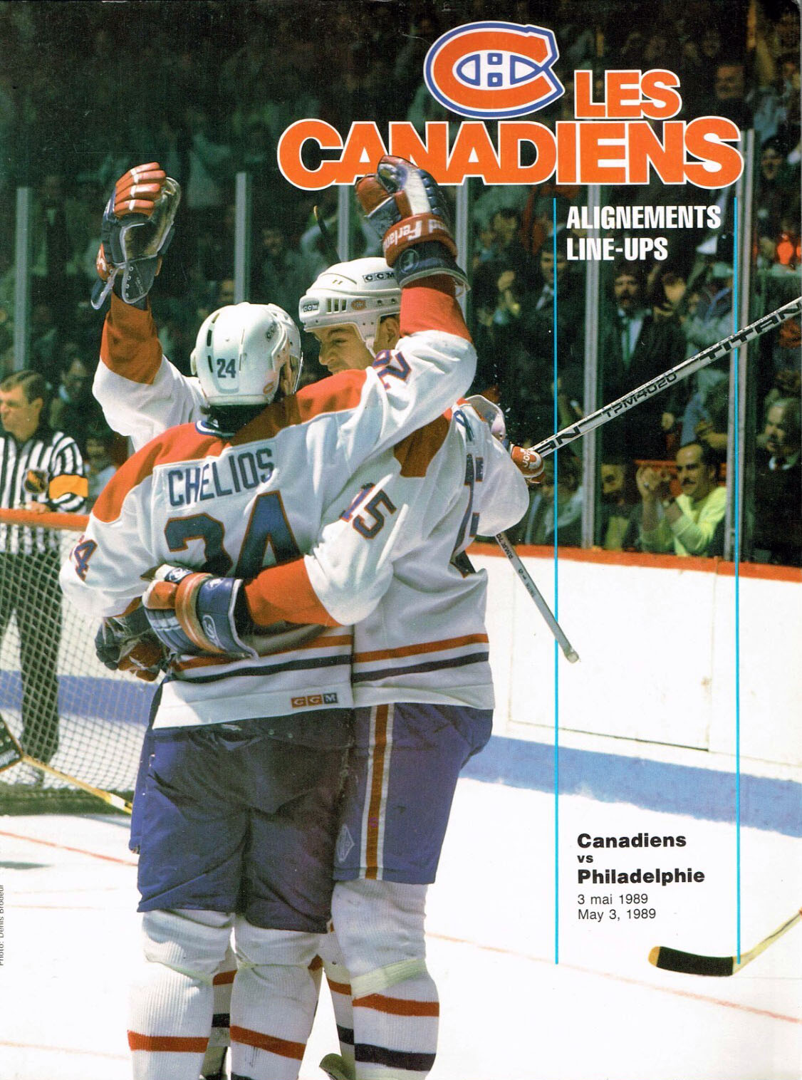 1989 Montreal Canadiens playoff program