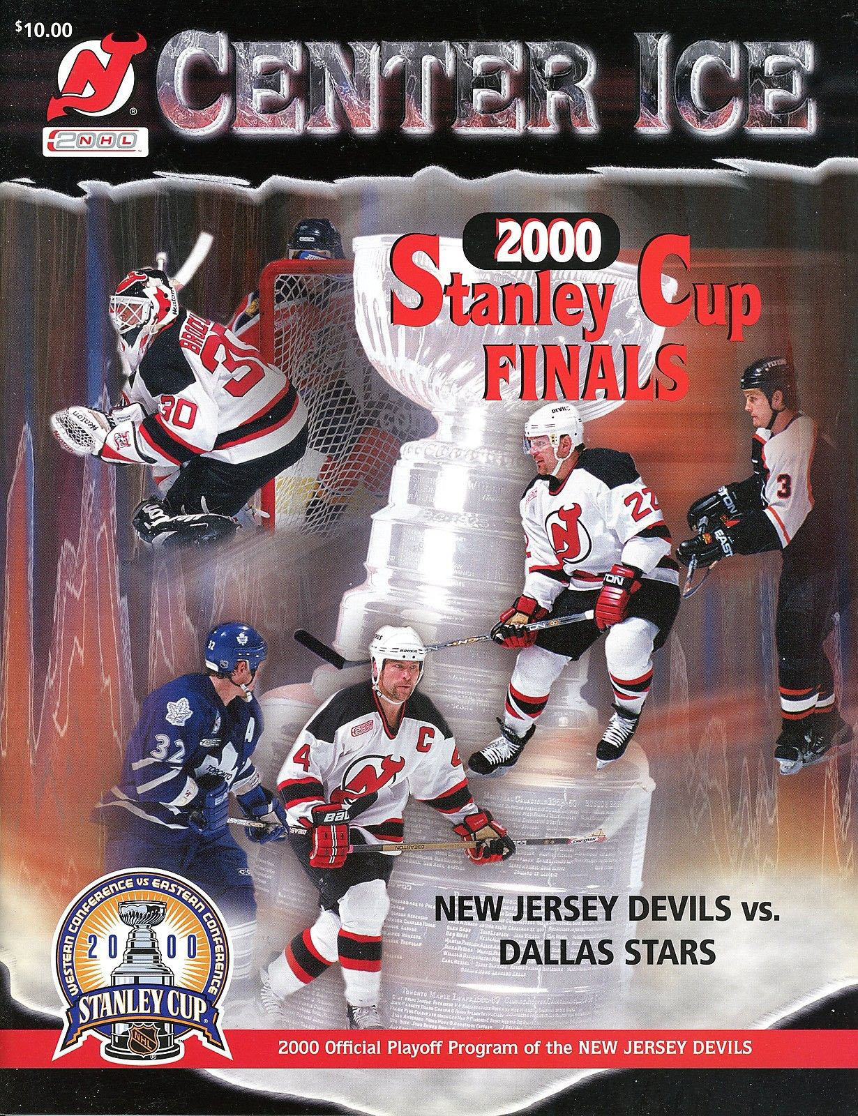 2000 New Jersey Devils playoff program