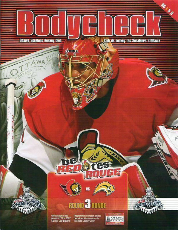 2007 Ottawa Senators playoff program