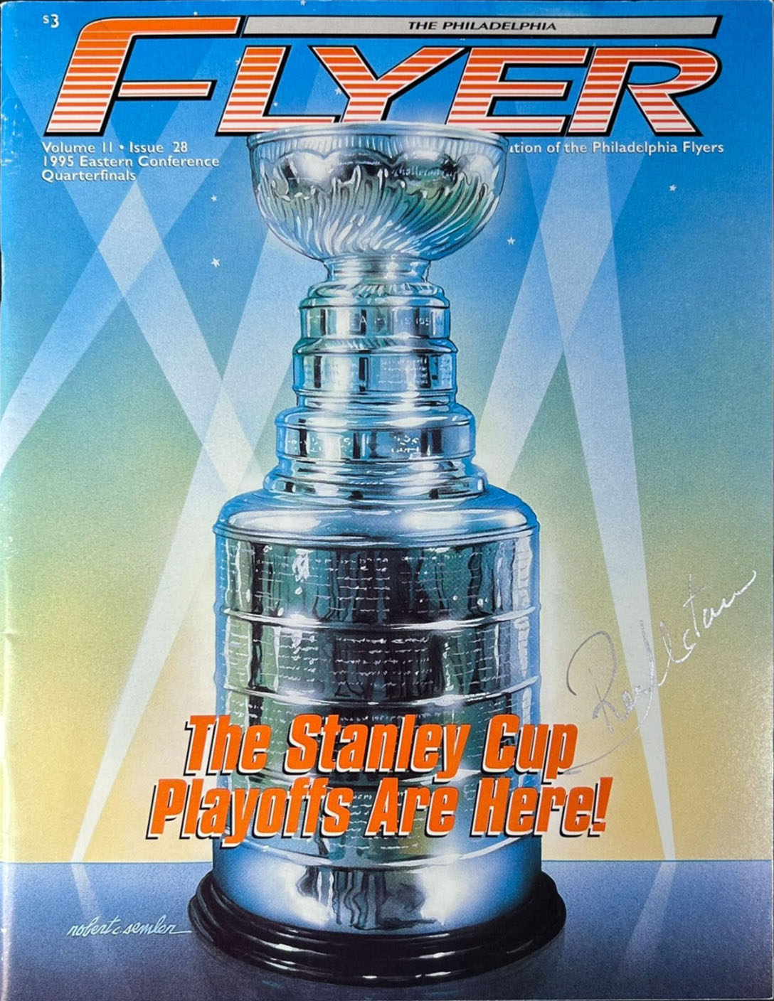 1995 Philadelphia Flyers playoff program