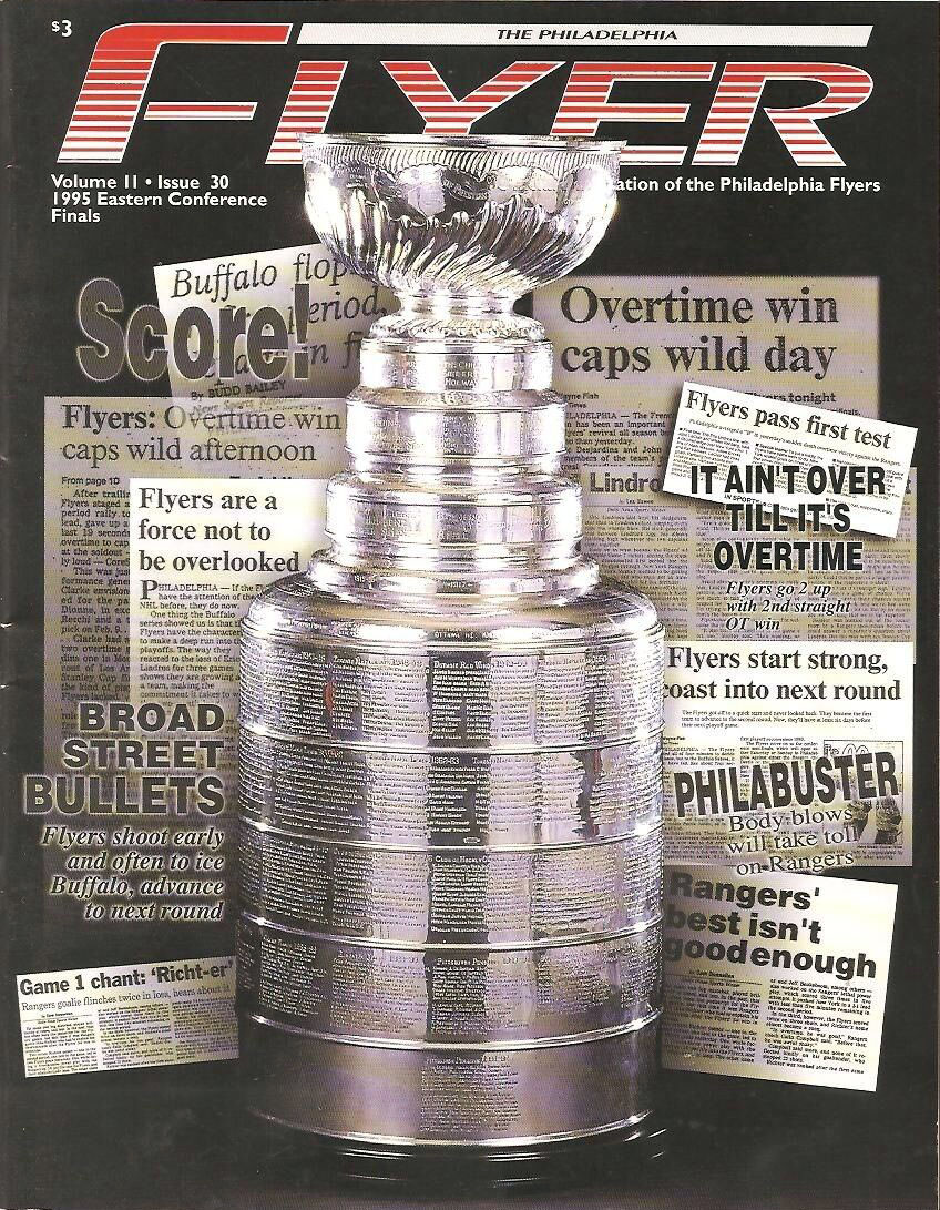 1995 Philadelphia Flyers playoff program