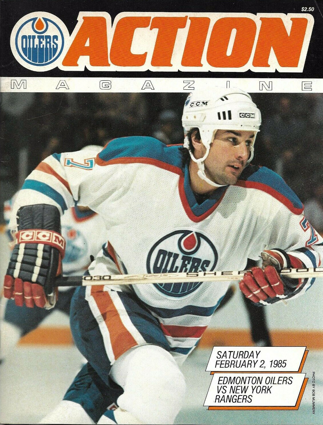 1984-85 Edmonton Oilers program
