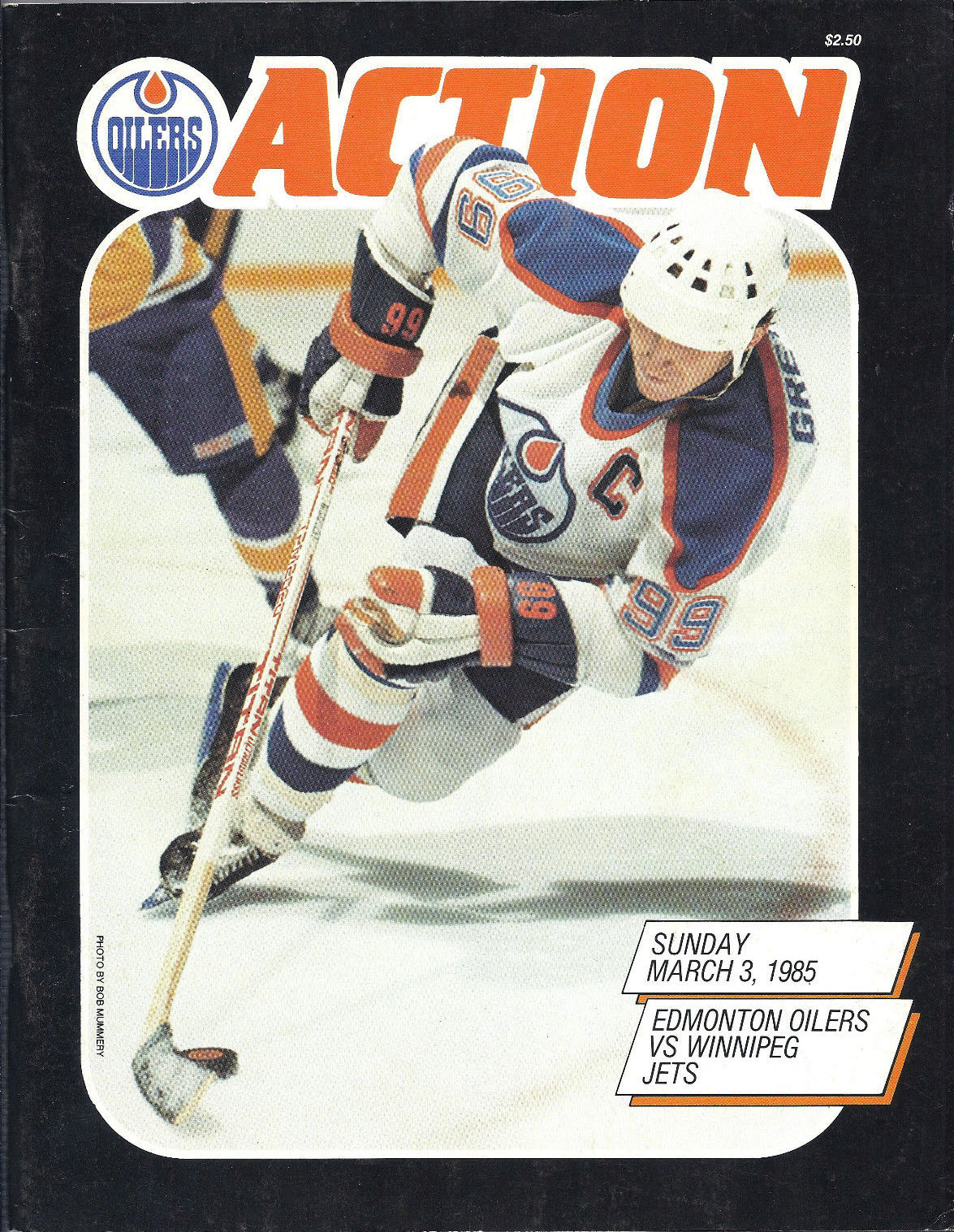 1984-85 Edmonton Oilers program