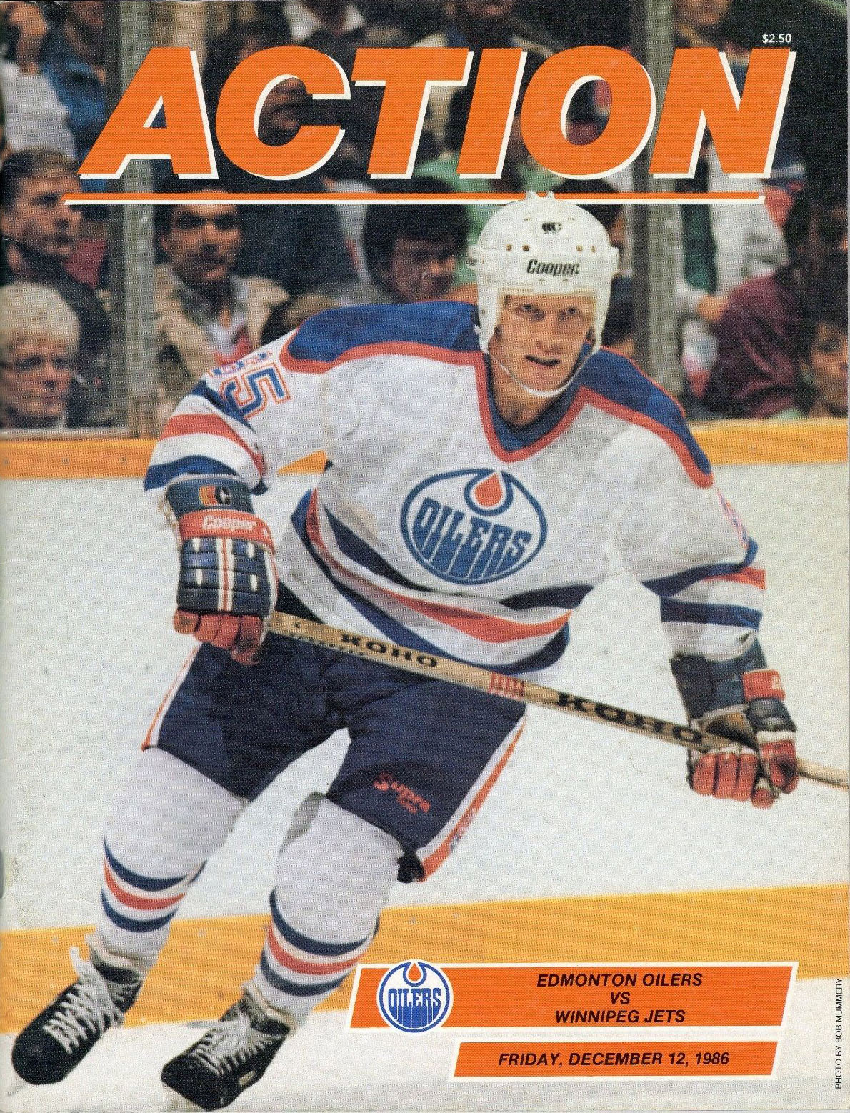 1986-87 Edmonton Oilers program