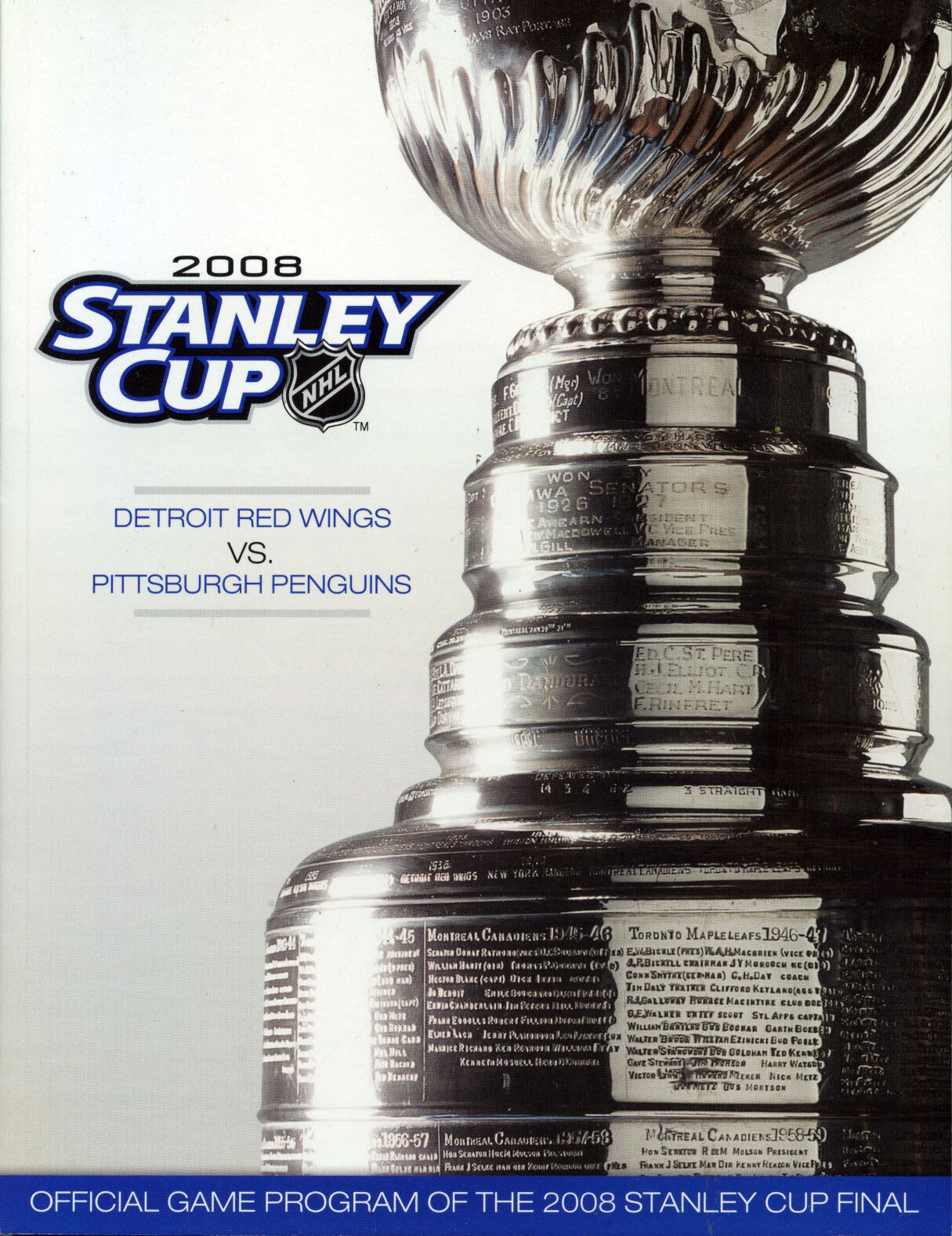 2008 Stanley Cup Final program