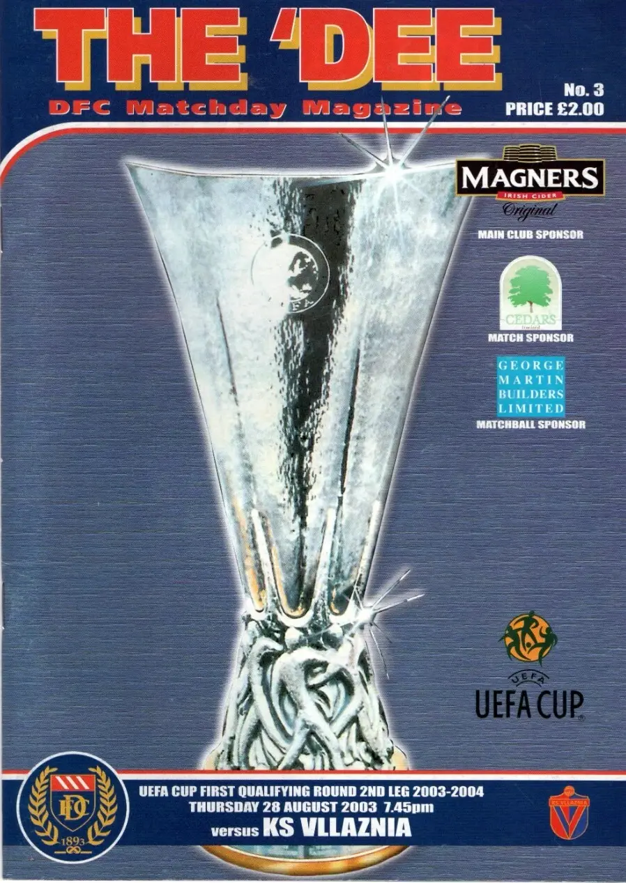 Dundee vs. KF Vllaznia (August 28, 2003)
