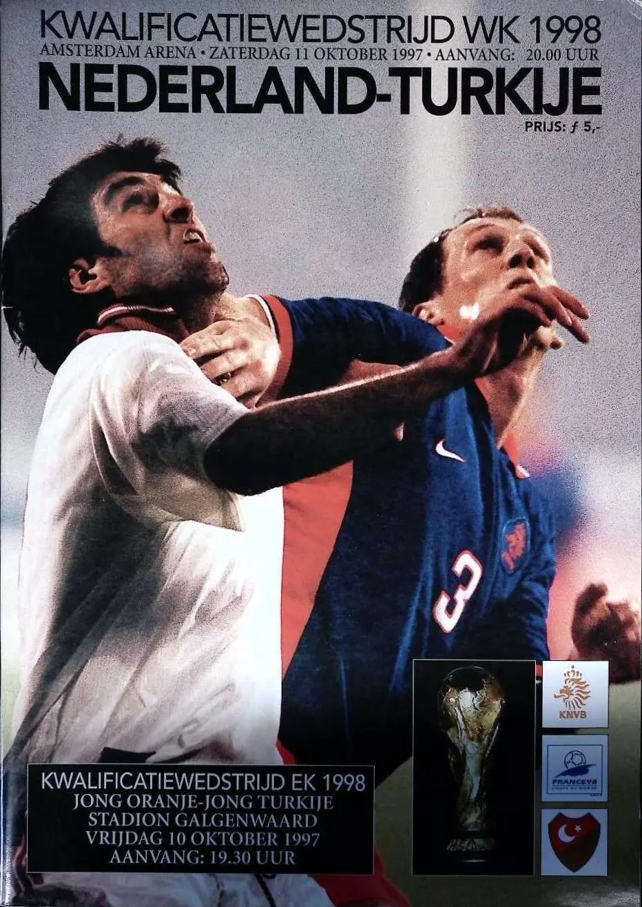 Netherlands vs. Turkey (October 11, 1997)
