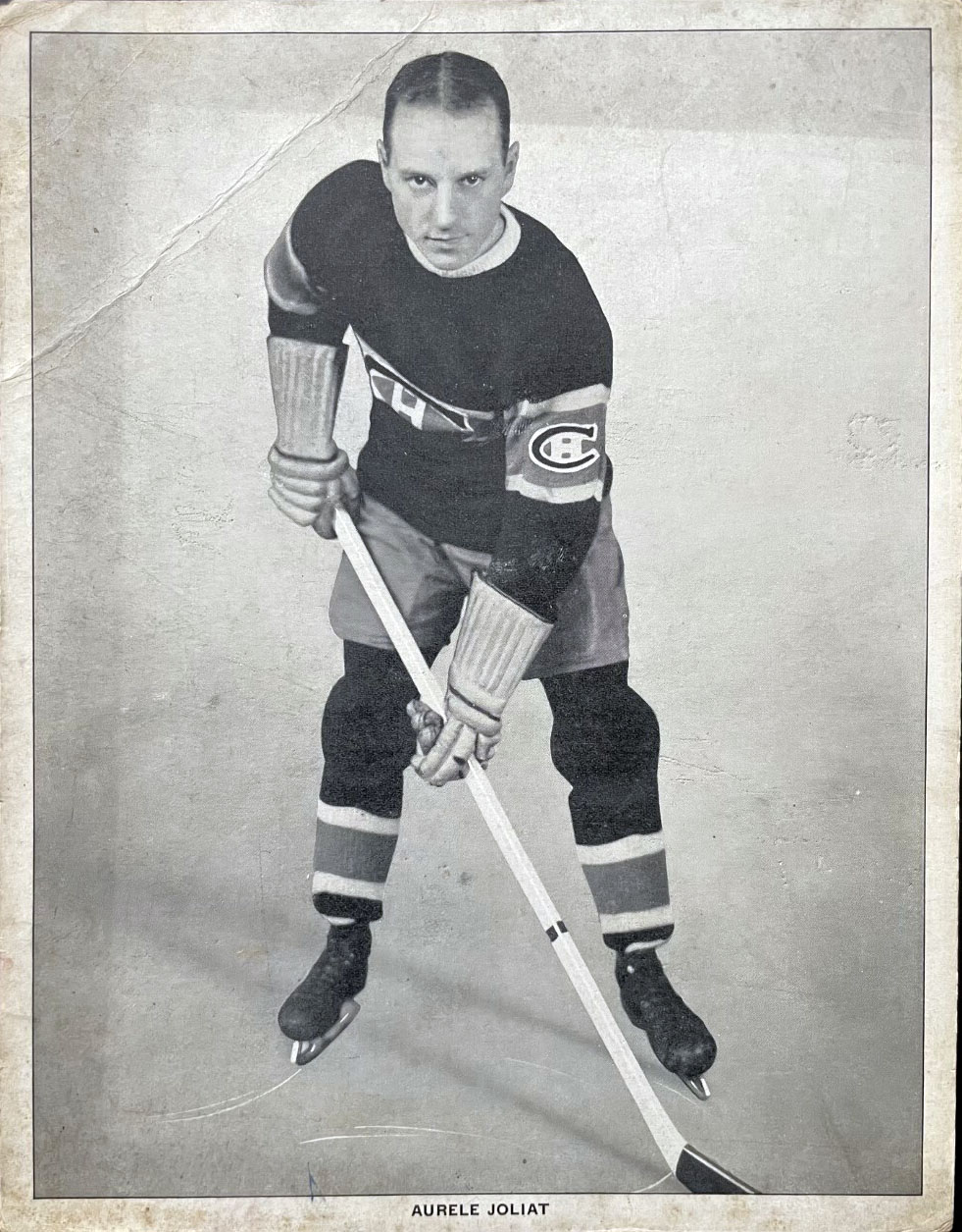 1933-34 World Wide Gum Ice Kings Card (Aurèle Joliat)