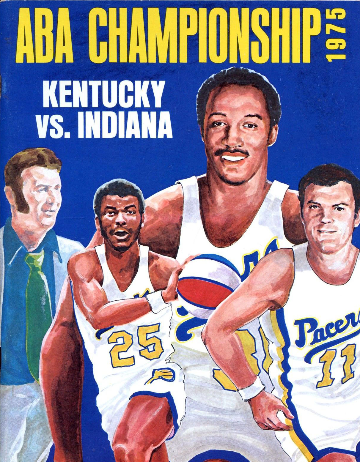 1975 Indiana Pacers playoff program