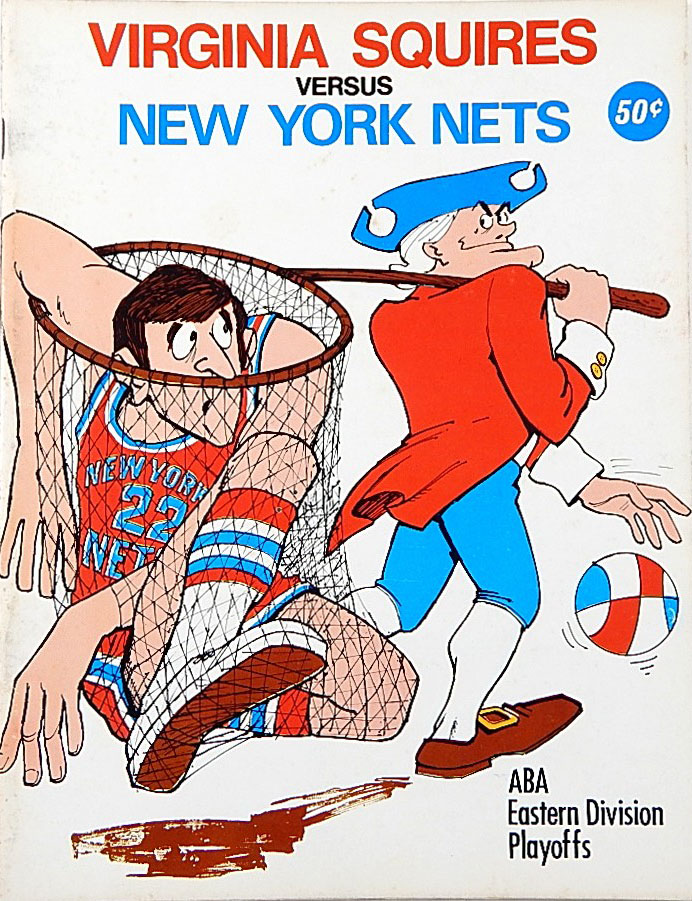 1971 Virginia Squires playoff program