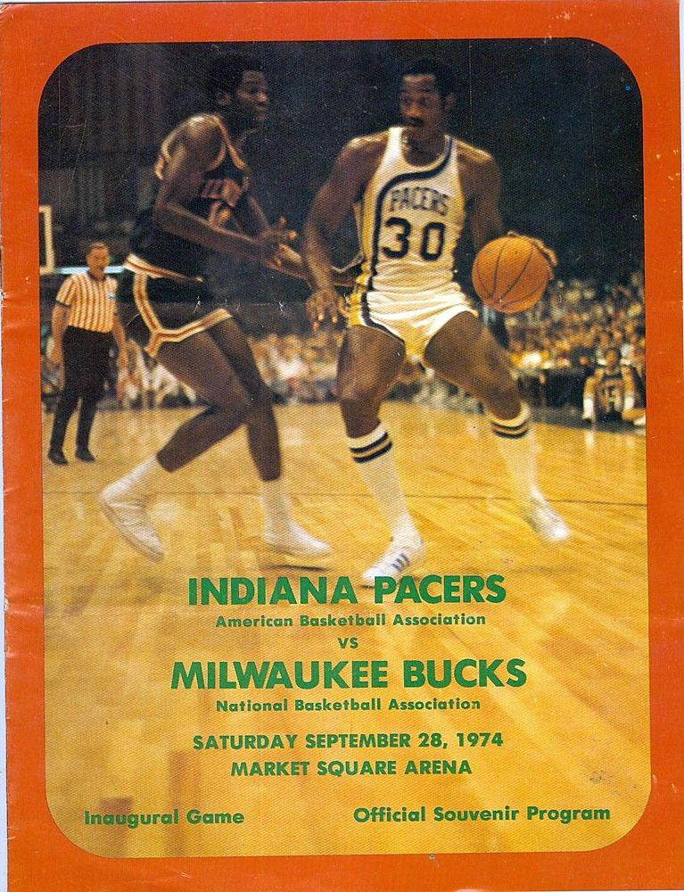1974-75 Indiana Pacers program