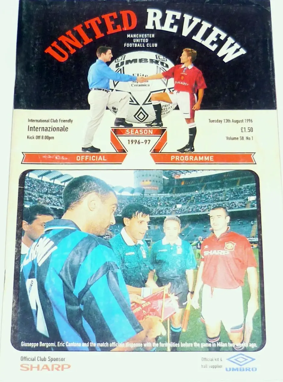 Manchester United vs. Inter Milan (August 13, 1996)