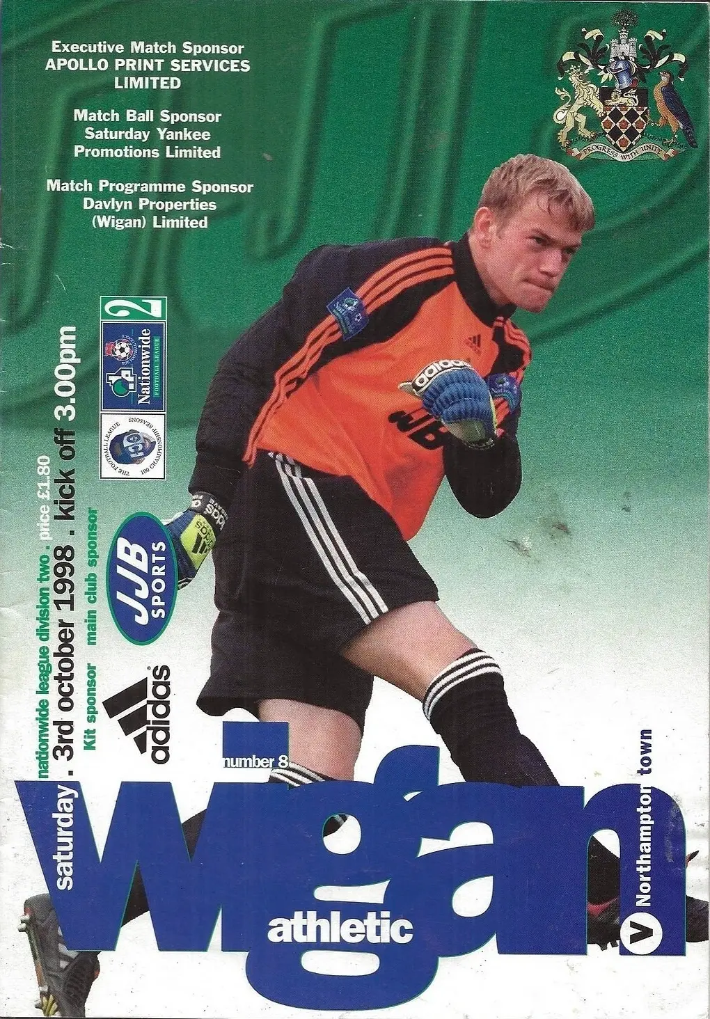 Wigan Athletic vs. Northampton Town (October 3, 1998)