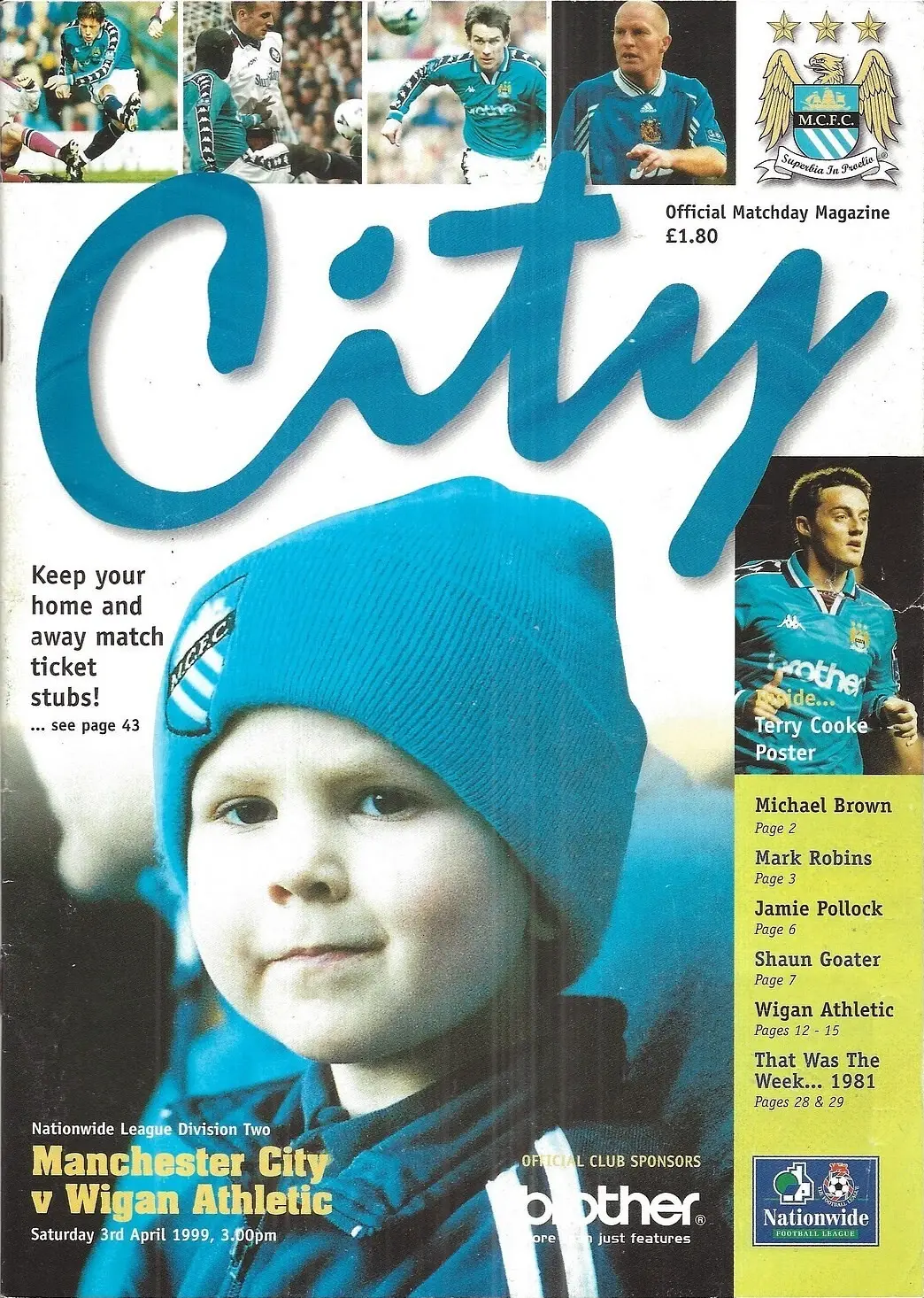 Wigan Athletic vs. Manchester City (April 3, 1999)