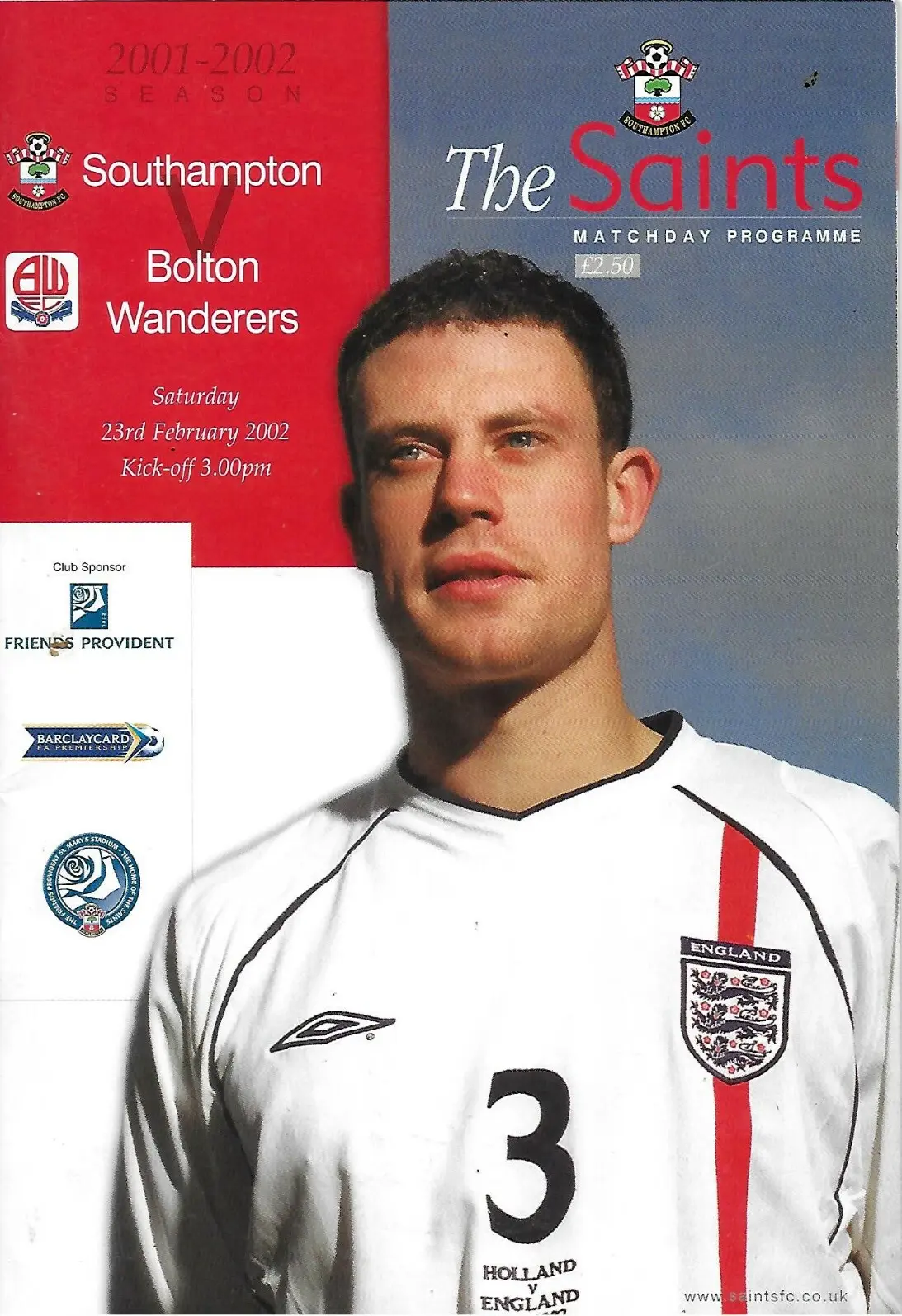 Southampton vs. Bolton Wanderers (February 23, 2002)
