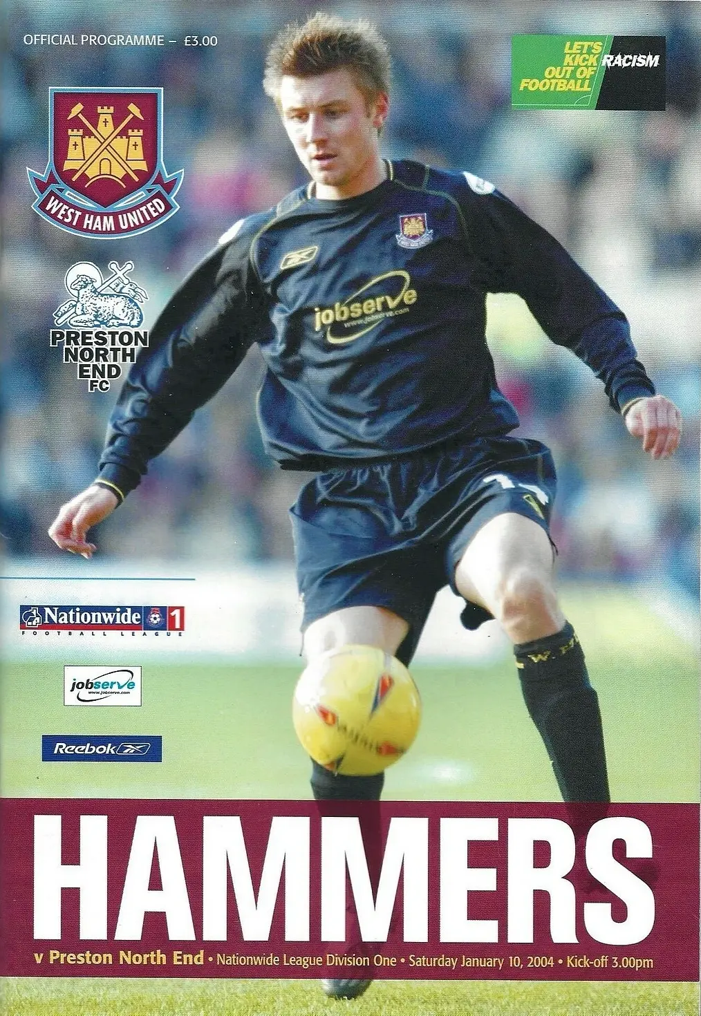 West Ham United vs. Preston North End (January 10, 2004)